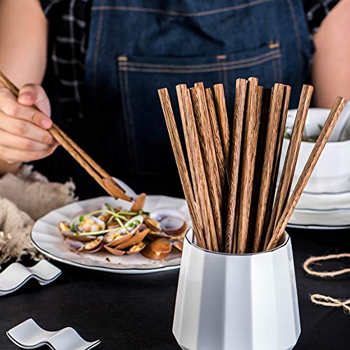 10-Pairs Wooden Chopsticks, (9.8 Inch) - Image 4