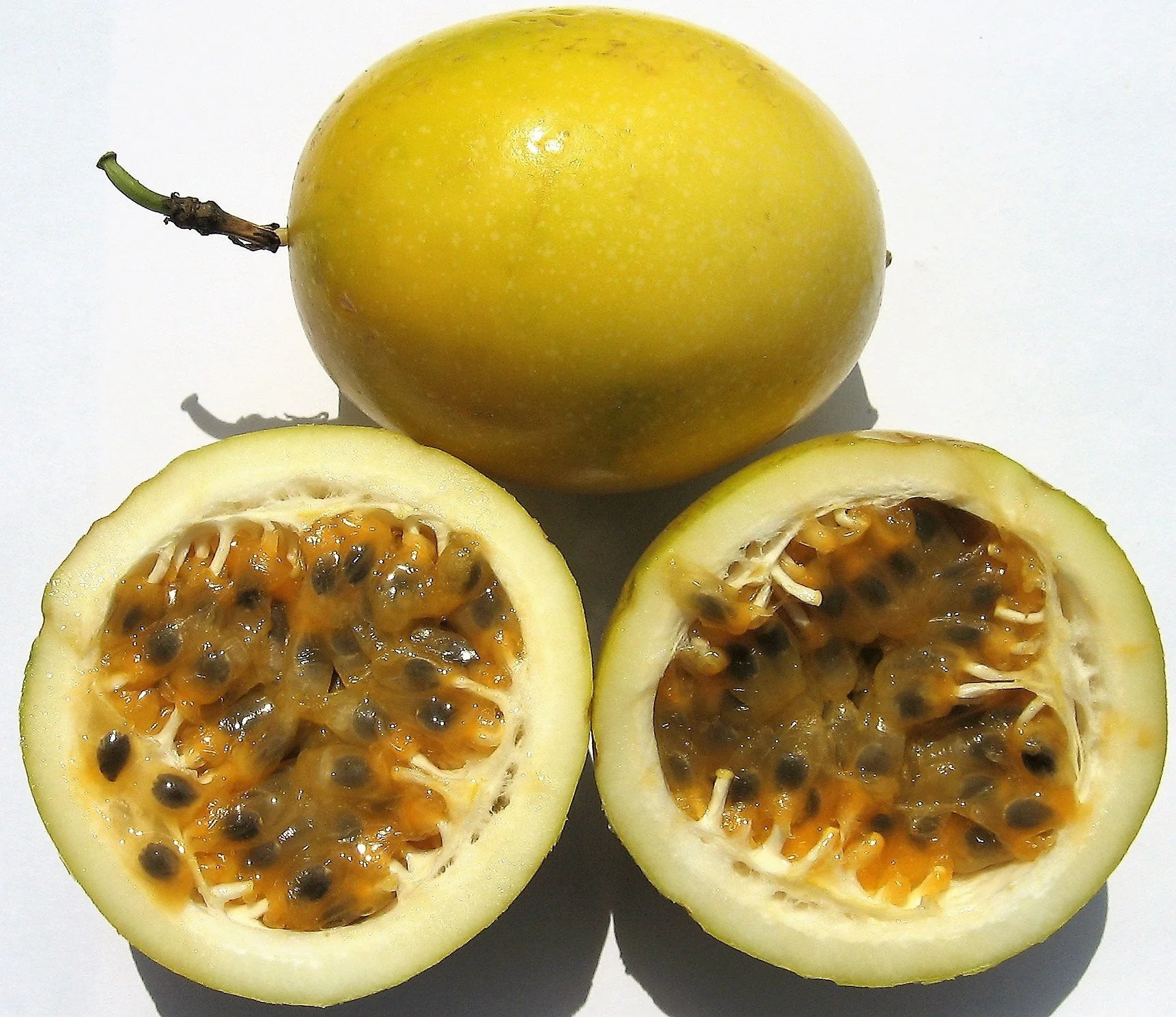 10 YELLOW PASSION FRUIT Vine Passiflora Edulis Flavicarpa Golden Passionfruit Purple & White Flower Seeds - Image 9