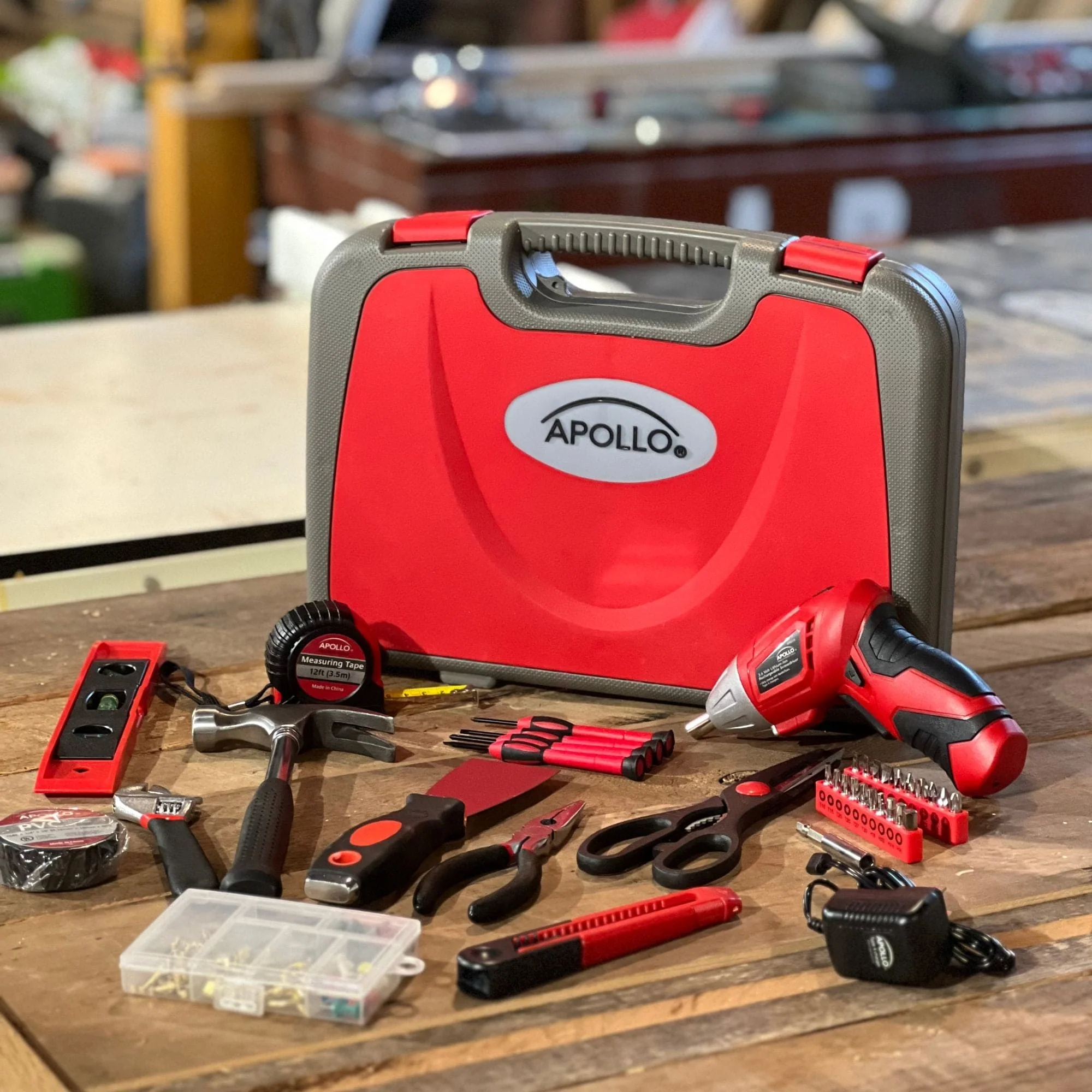 135 Piece Household Tool Set with Pivoting Dual-Angle 3.6 Volt Lithium-Ion Cordless Screwdriver - DT0773 - Image 2