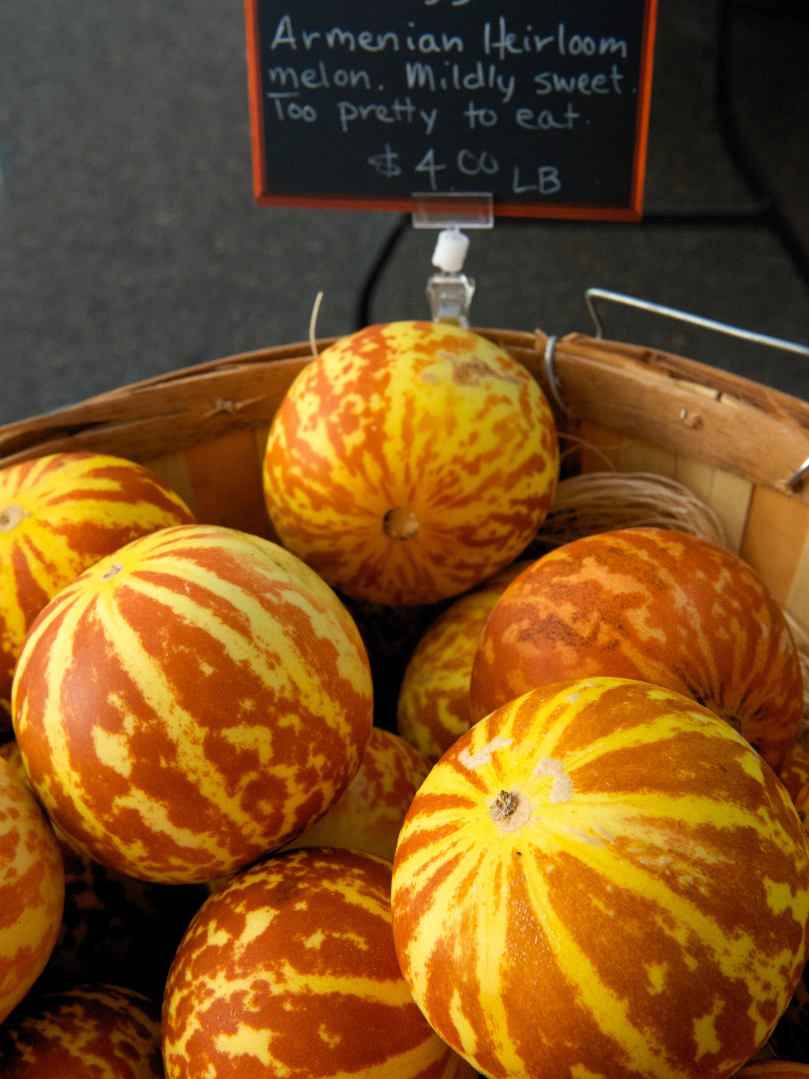 15 TIGGER / TIGER MELON Edible Muskmelon & Ornamental Vine Cucumis Melo Seeds - Image 2