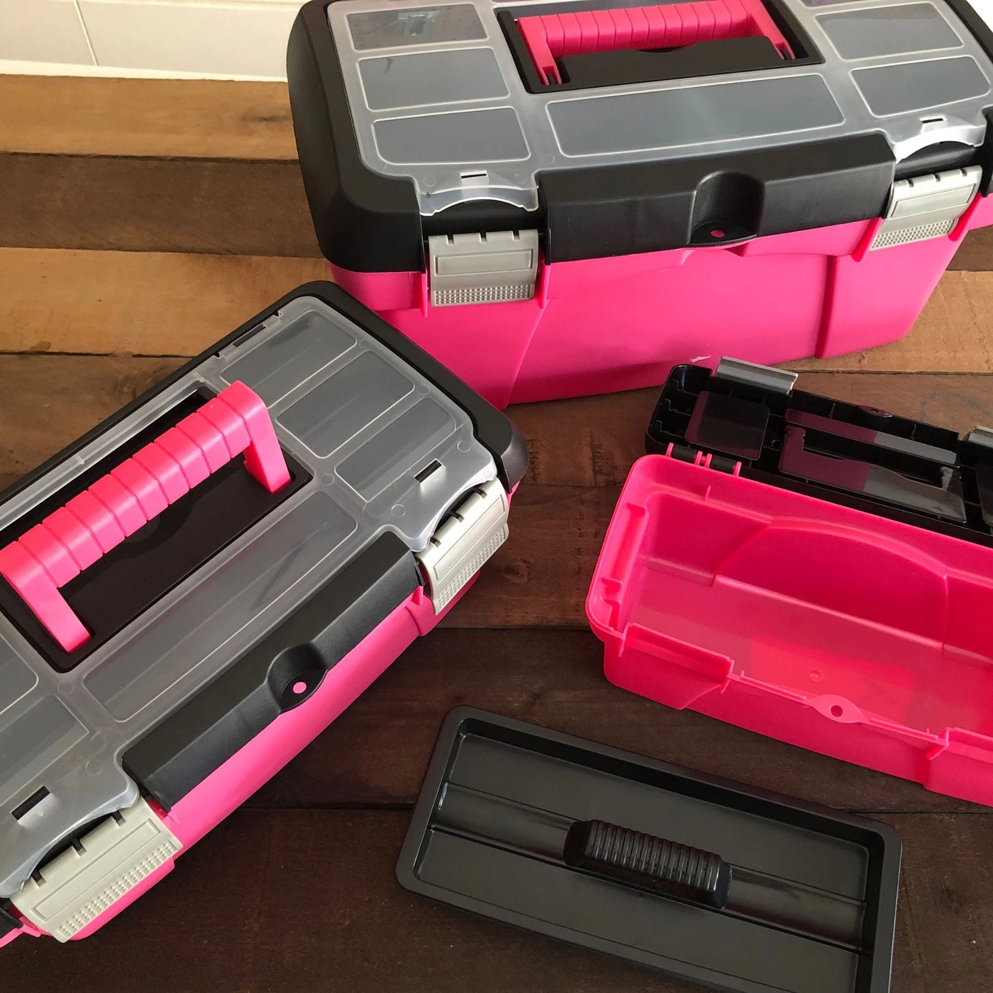 3 Piece Tool Box - Pink - DT5005P - Image 6