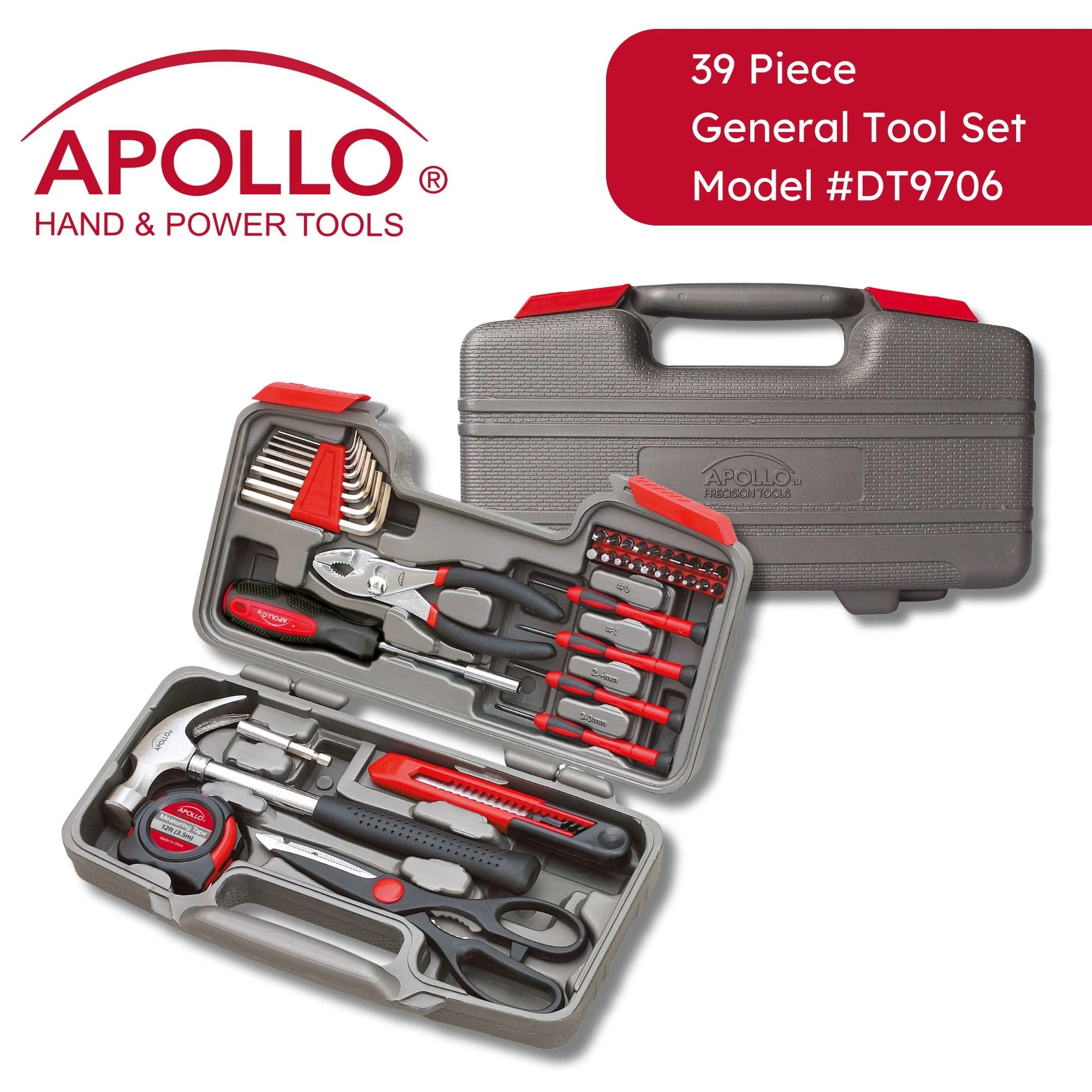 39 Piece General Tool Set - DT9706 - Image 8