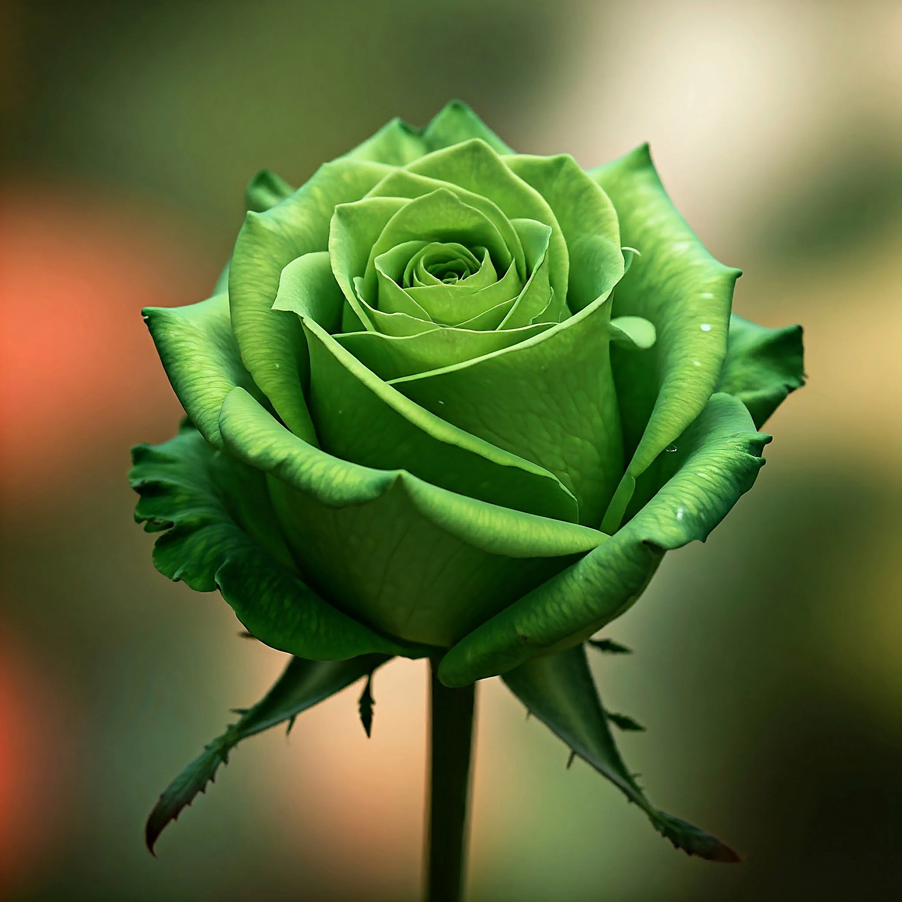 5 GREEN ROSE Rosa Bush Shrub Perennial Flower Seeds - Image 2