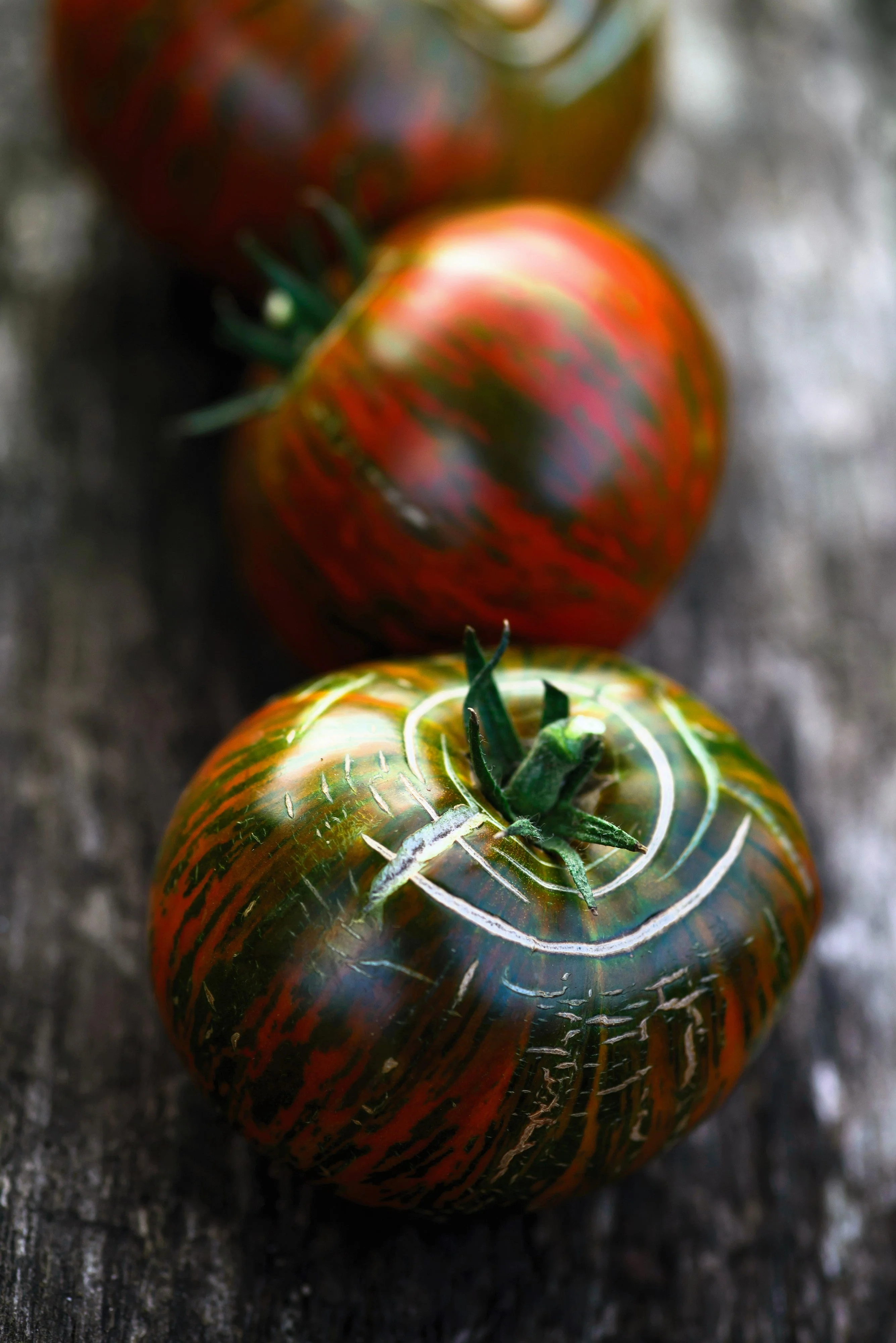 50 CHOCOLATE STRIPES TOMATO Brown with Green Lycopersicon Fruit Vegetable Seeds - Image 5