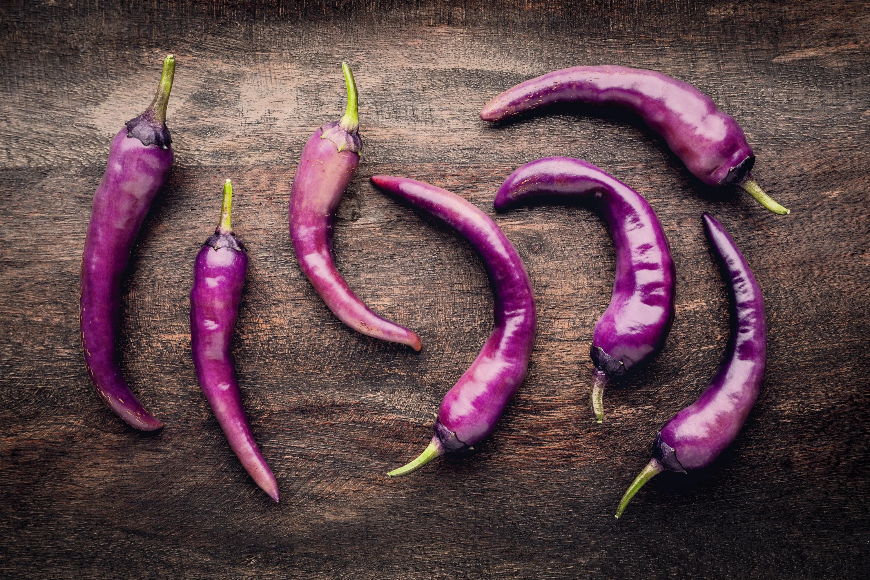 50 PURPLE CAYENNE PEPPER Hot Capsicum Annuum Vegetable Seeds - Image 8