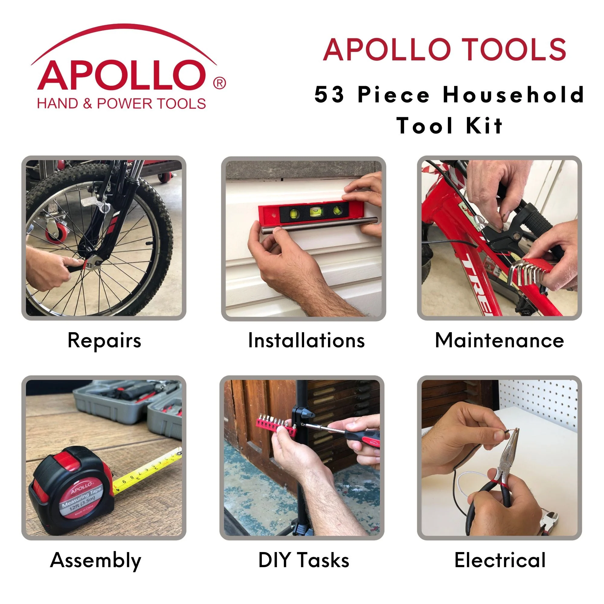 53 Piece Household Tool Kit - DT9408 - Image 2