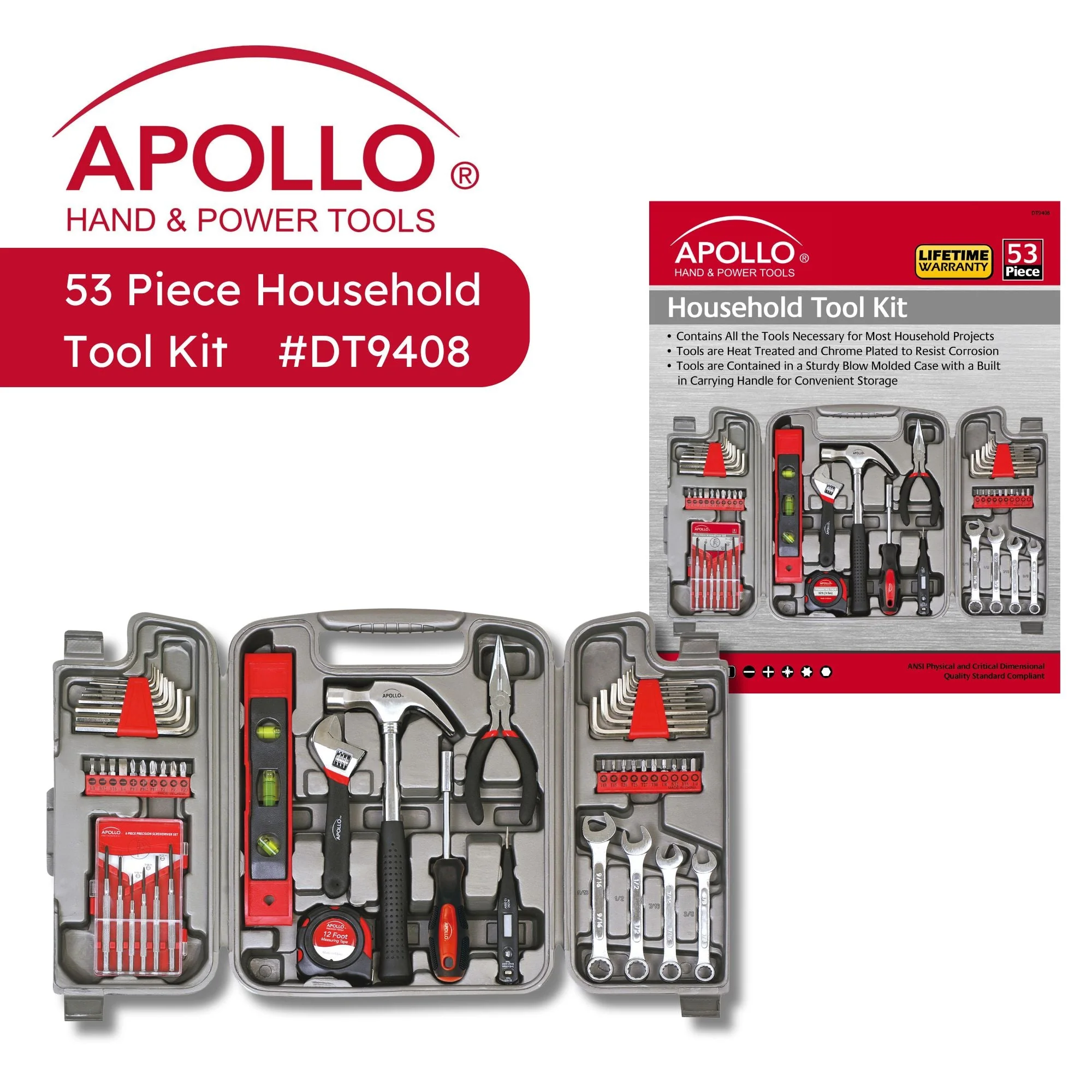 53 Piece Household Tool Kit - DT9408 - Image 7