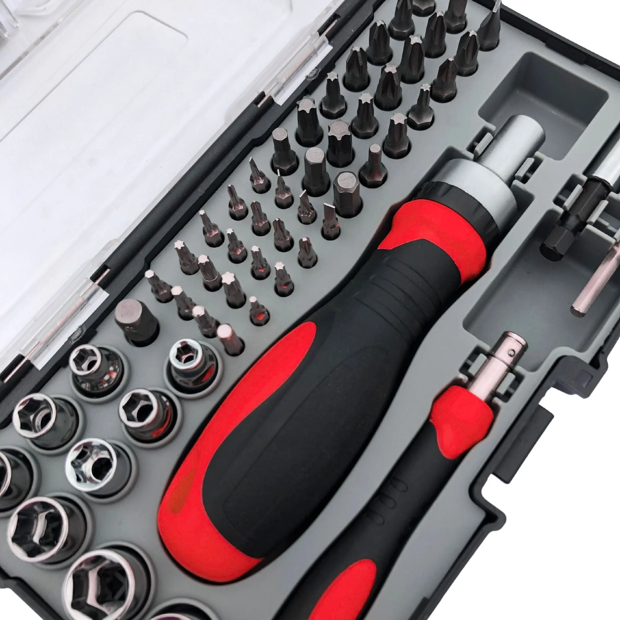 55 Piece Metric Tool Set with Ratcheting Bit Driver, Precision Bit Driver and Bit Assortment - DT5024 - Image 5