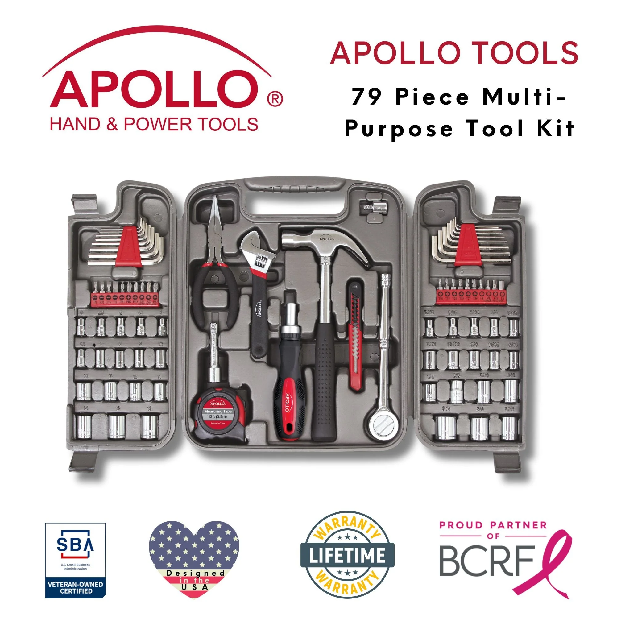 79 Piece Multi-Purpose Tool Kit - DT9411 - Image 3