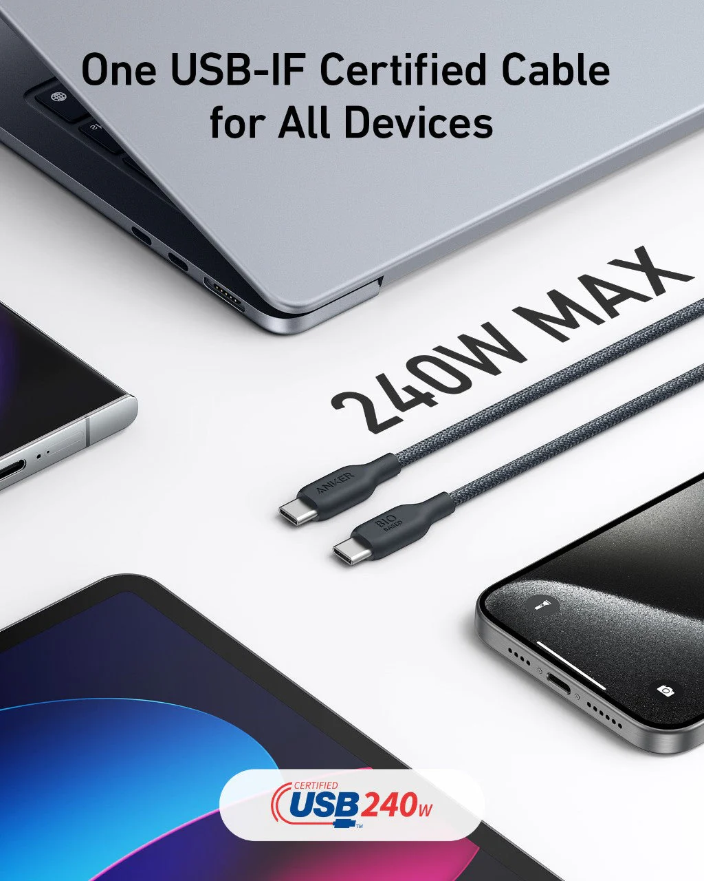 Anker <b>543</b> USB-C to USB-C Cable (Bio-Braided) - Image 15