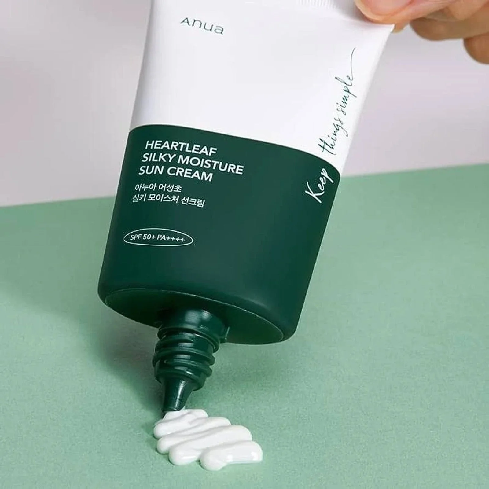 ANUA Heartleaf Silky Moisture Sun Cream - Image 3