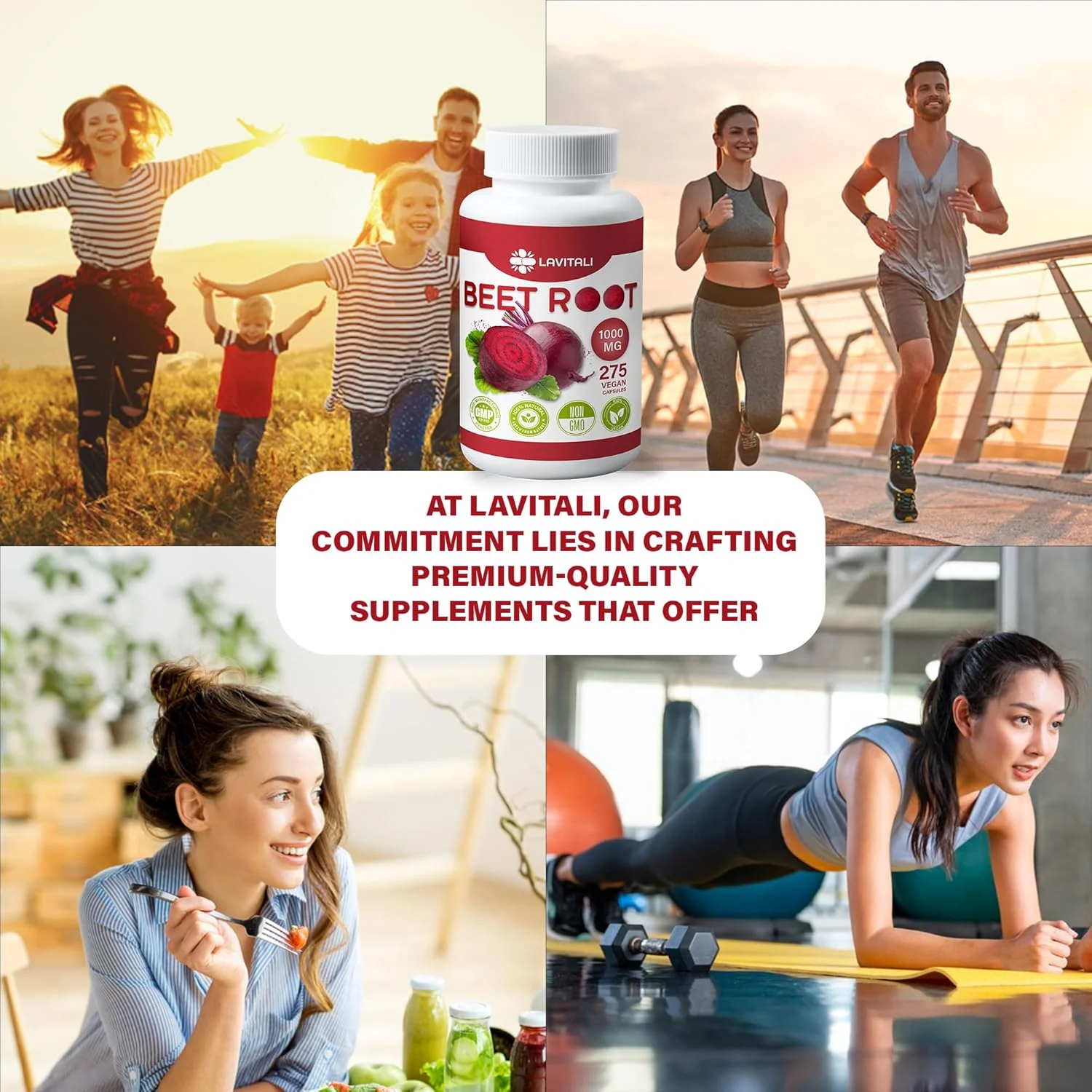 Beet Root Extract Capsules No Gluten, No Sugar, Vegan Capsules, High Concentrated Herbal Beet Root Extract. - Image 8