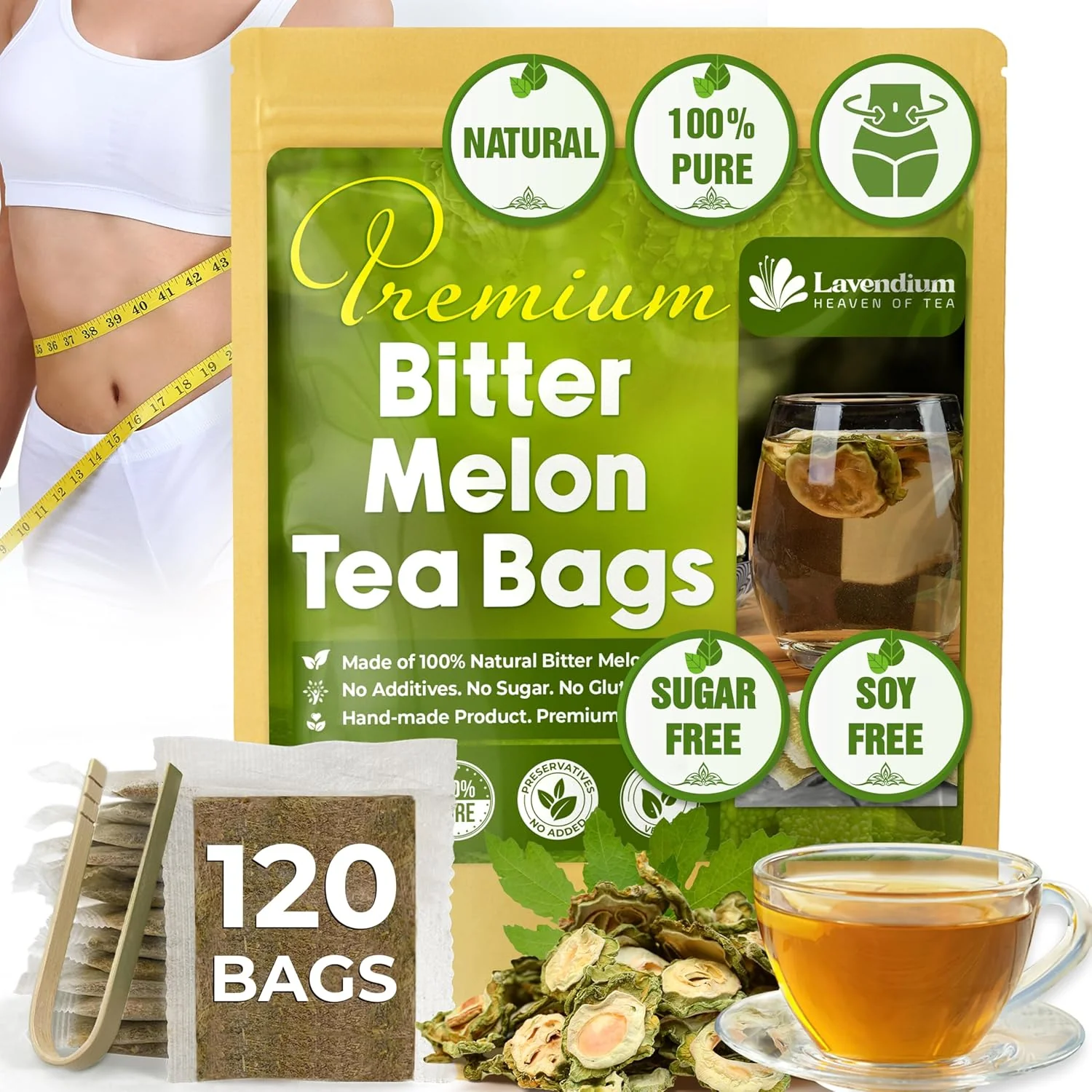 Bitter Melon Tea Bags, 100% Natural, Pure Bitter Melon. Bitter Melon Herbal Tea. Bitter Melon Fruit Tea. No Sugar, No Caffeine, No Gluten, Vegan - Image 11