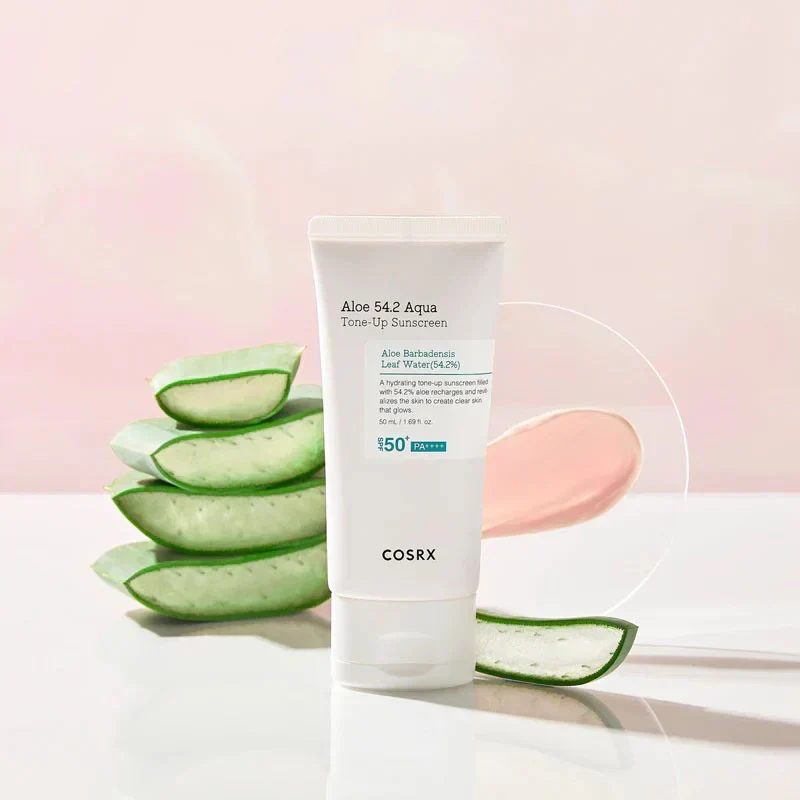 Cosrx Aloe 54.2 Aqua Tone-Up Sunscreen SPF50+ PA++++ - Image 2