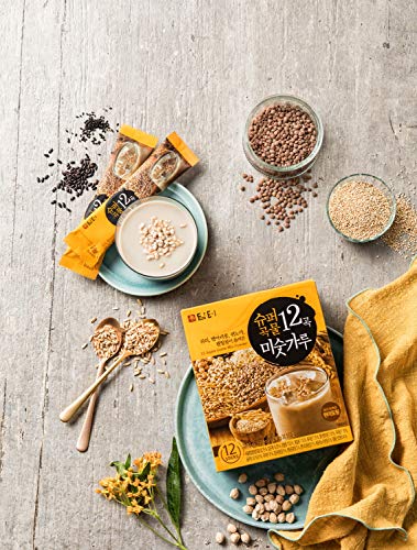 Damtuh Korean 12 Super Mixed Grain Powder Meal Replacement Shake Breakfast Simple Meal Superfoods Misugaru 20g x 40 Sticks - Image 5