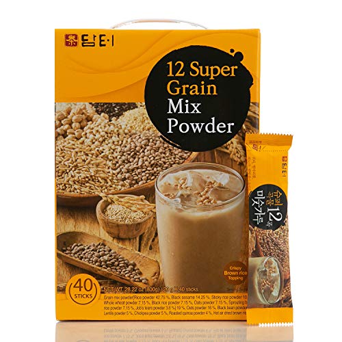 Damtuh Korean 12 Super Mixed Grain Powder Meal Replacement Shake Breakfast Simple Meal Superfoods Misugaru 20g x 40 Sticks - Image 9