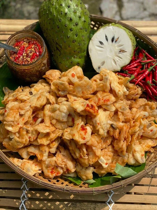 Dried Soursop Fruit Snacks with Chili (Mãng Cầu Sấy Muối Ớt) 500Gr - Image 3