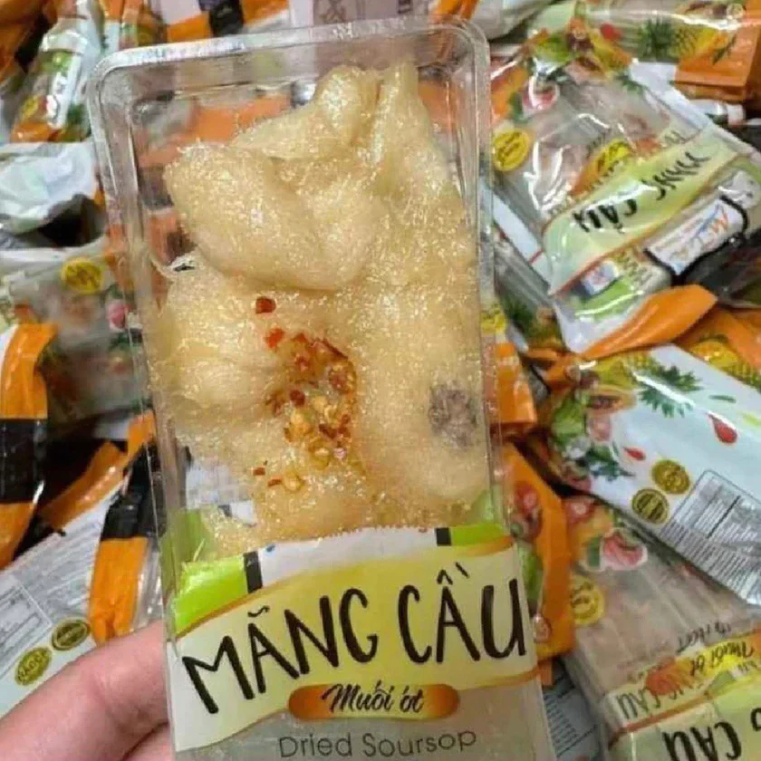 Dried Soursop Fruit Snacks with Tamarind (Mãng Cầu Me) 500Gr - Image 2