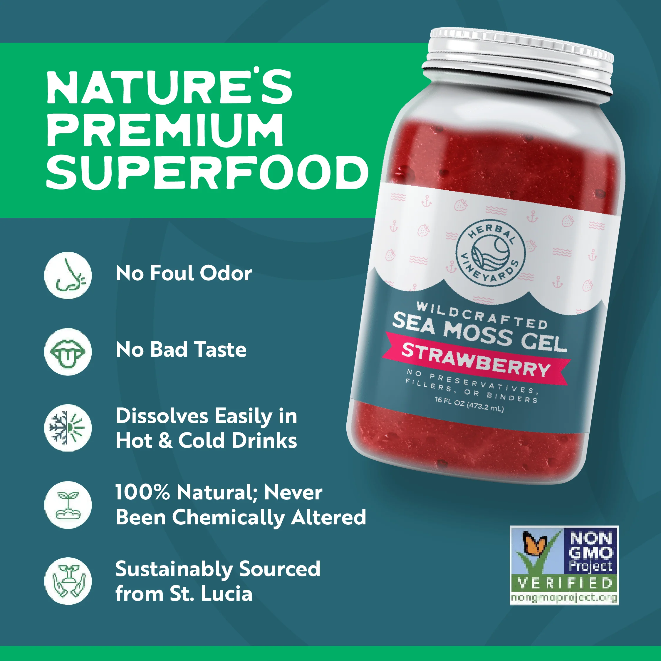 EXCLUSIVE STRAWBERRY SEA MOSS GEL - Image 3
