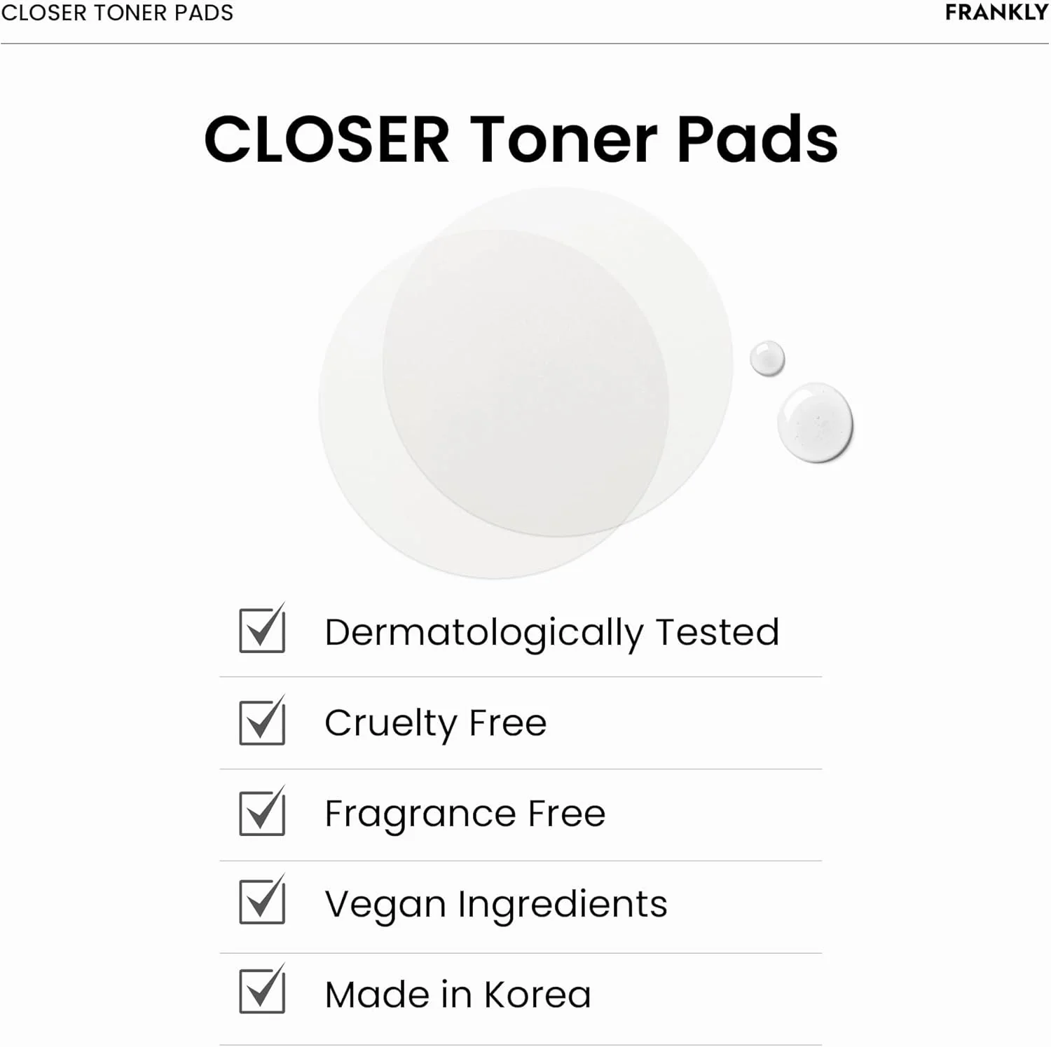 Frankly Closer Pore Tightening Toner Pads - Image 7