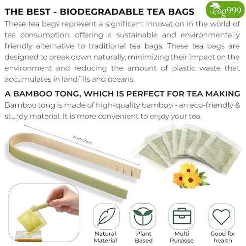 FreshDrinkUS Anti-Inflammatory Superfood Duo, Turmeric Ginger Cinnamon & Moringa Leaf Herbal Tea Bags, 100% Natural & Pure Roots and Leaves, Eco-Conscious Tea Bags, No Sugar, No Caffeine, No Gluten, Vegan β Herbal Beverage - Image 7