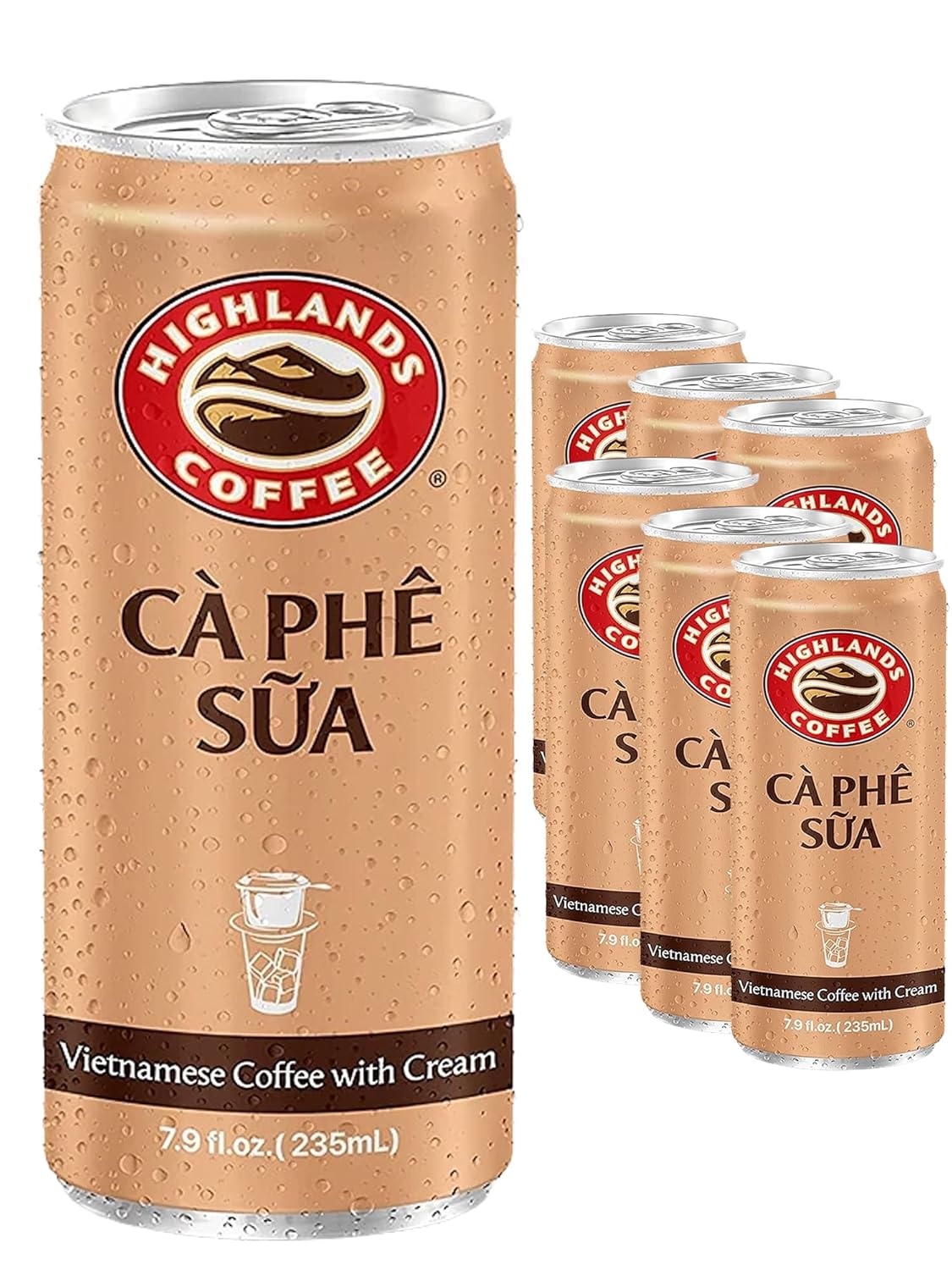 Highlands Coffee Vietnamese Ice Coffee with Condensed Milk (CA PHE SUA DA) 7.9 oz Coffee Can Roast Medium Can - Image 6