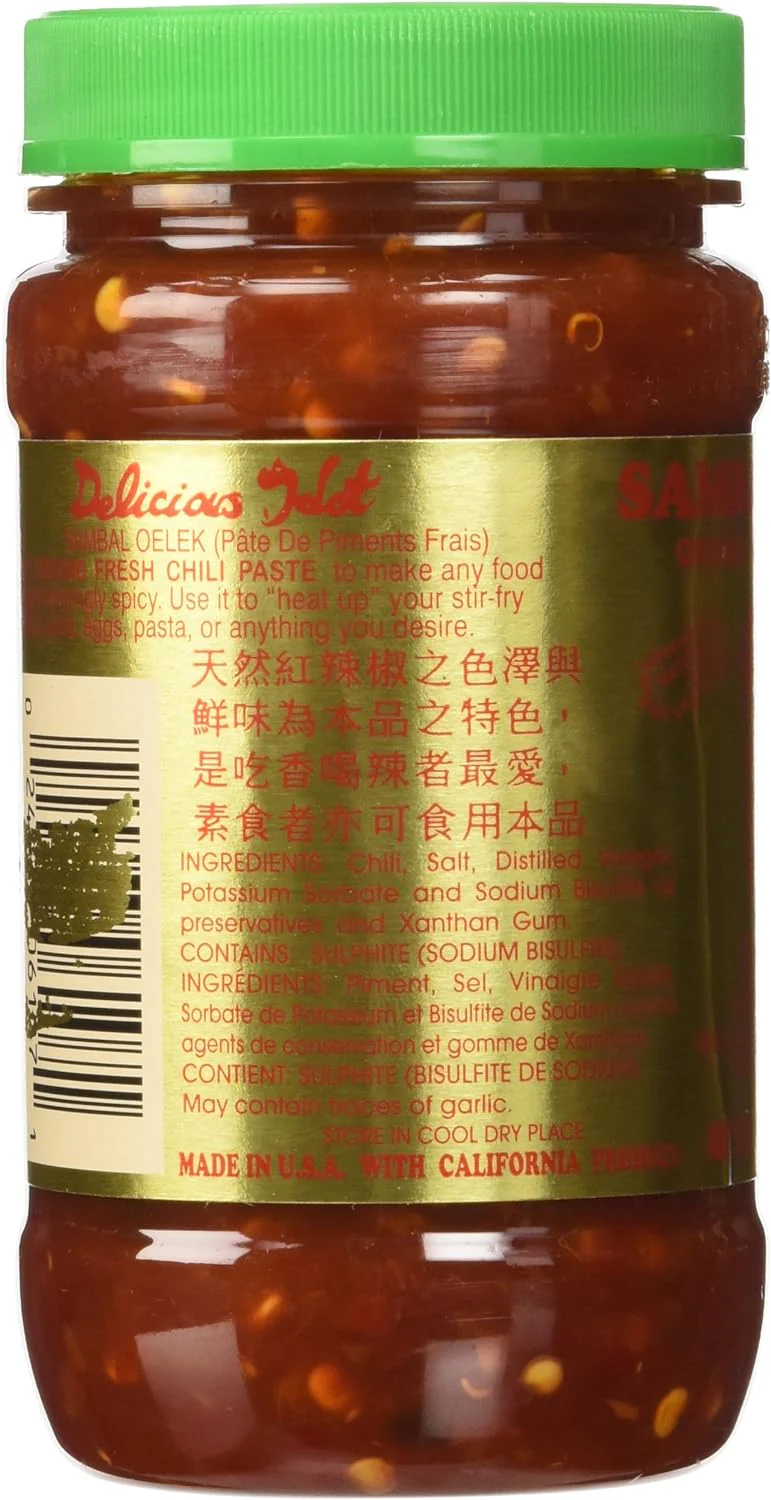 Huy Fong Sambal Oelek Chili Paste 1.2 Lb - Image 4