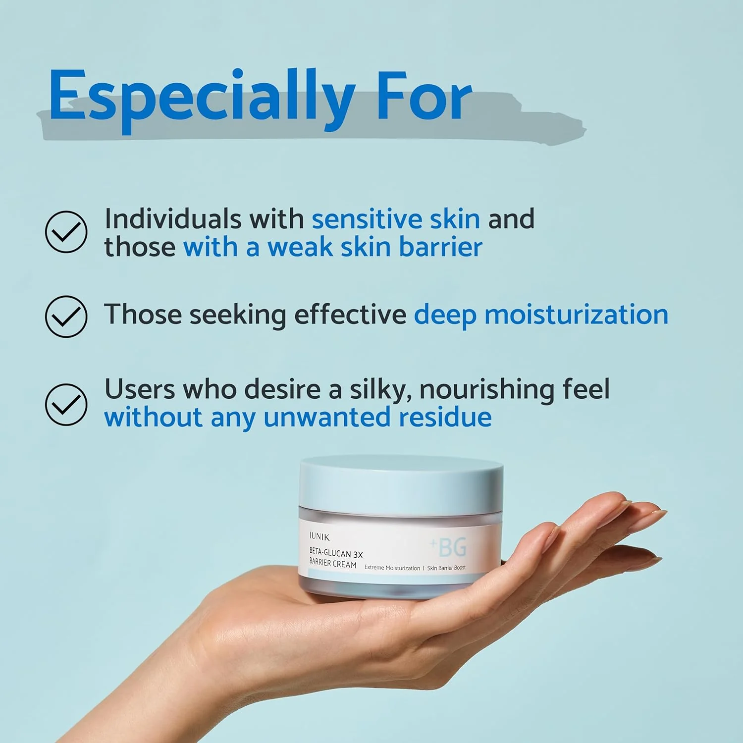 IUNIK Beta-Glucan 3X Barrier Cream - Image 4