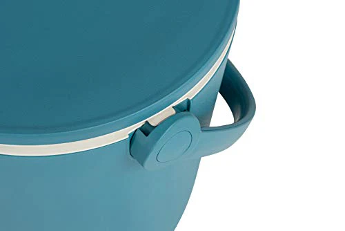 Keter Go Bar 4.2 Gallon Beer and Wine Cooler with Handle and Pop Up Outdoor Table - Perfect for Your Patio, Picnic, and Beach Accessories, Teal - Image 16