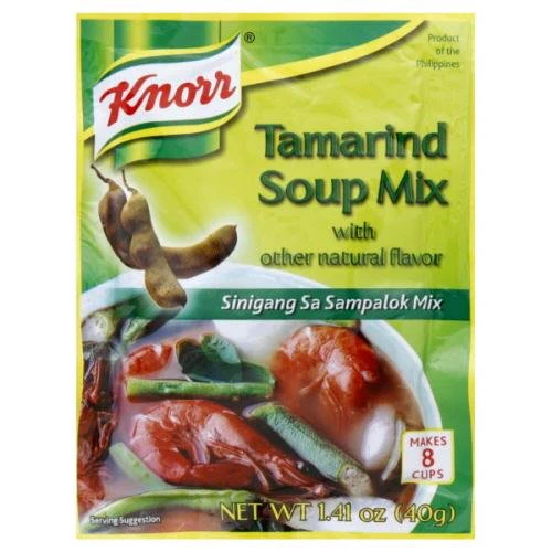 Knorr Tamarind Soup Mix (Sinigang sa Sampalok Mix), 1.41oz (40g)