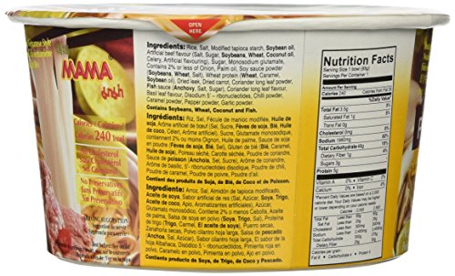 MAMA Pho Bo Instant Beef Soup Bowl Noodle In Vietnamese Style (6-Bowl Pack, 2.29 oz Per Bowl) - Image 7