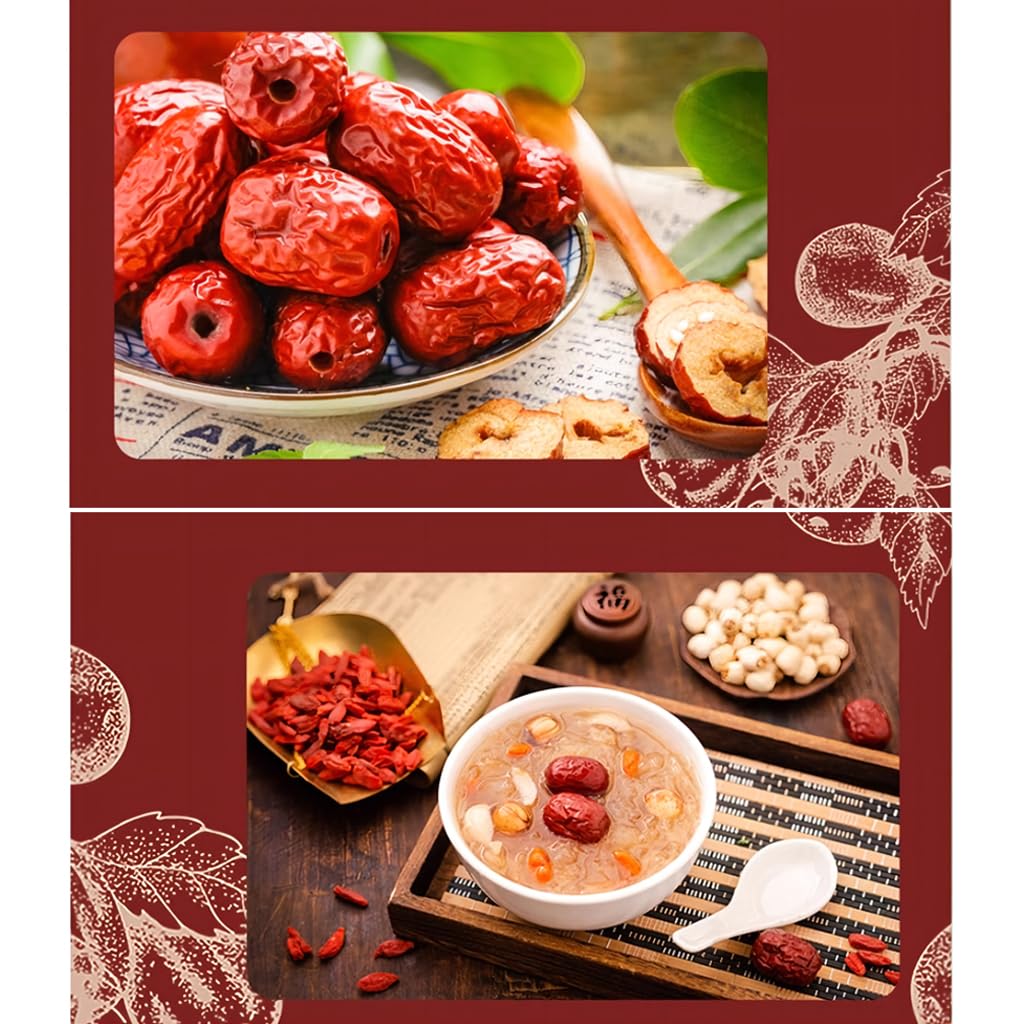 1.1lb/500g Large-size Jujubees, Sweet Dried Jujube Fruit - Image 3