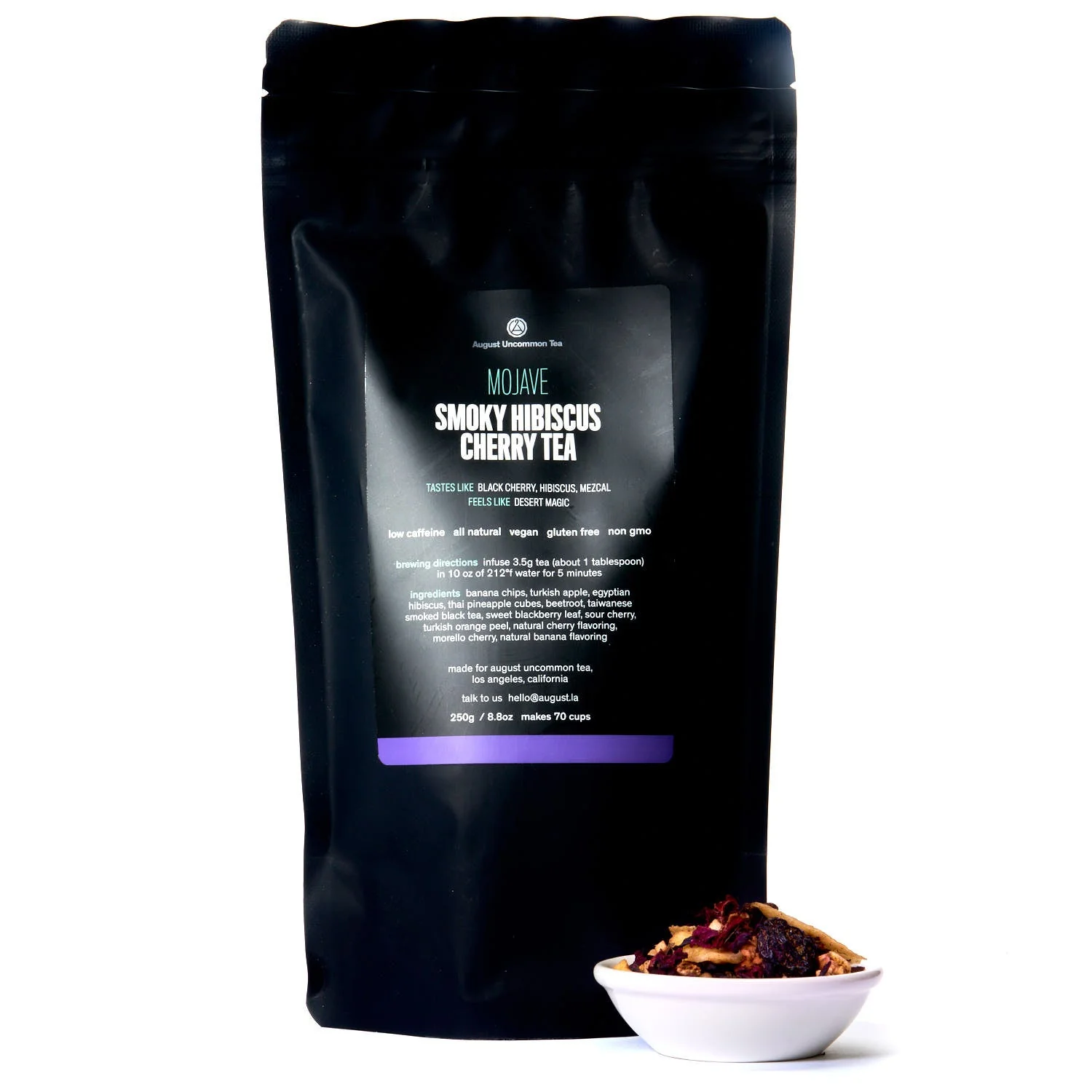 Mojave - Smoky Hibiscus Cherry Tea (Very Low Caffeine) - Image 4