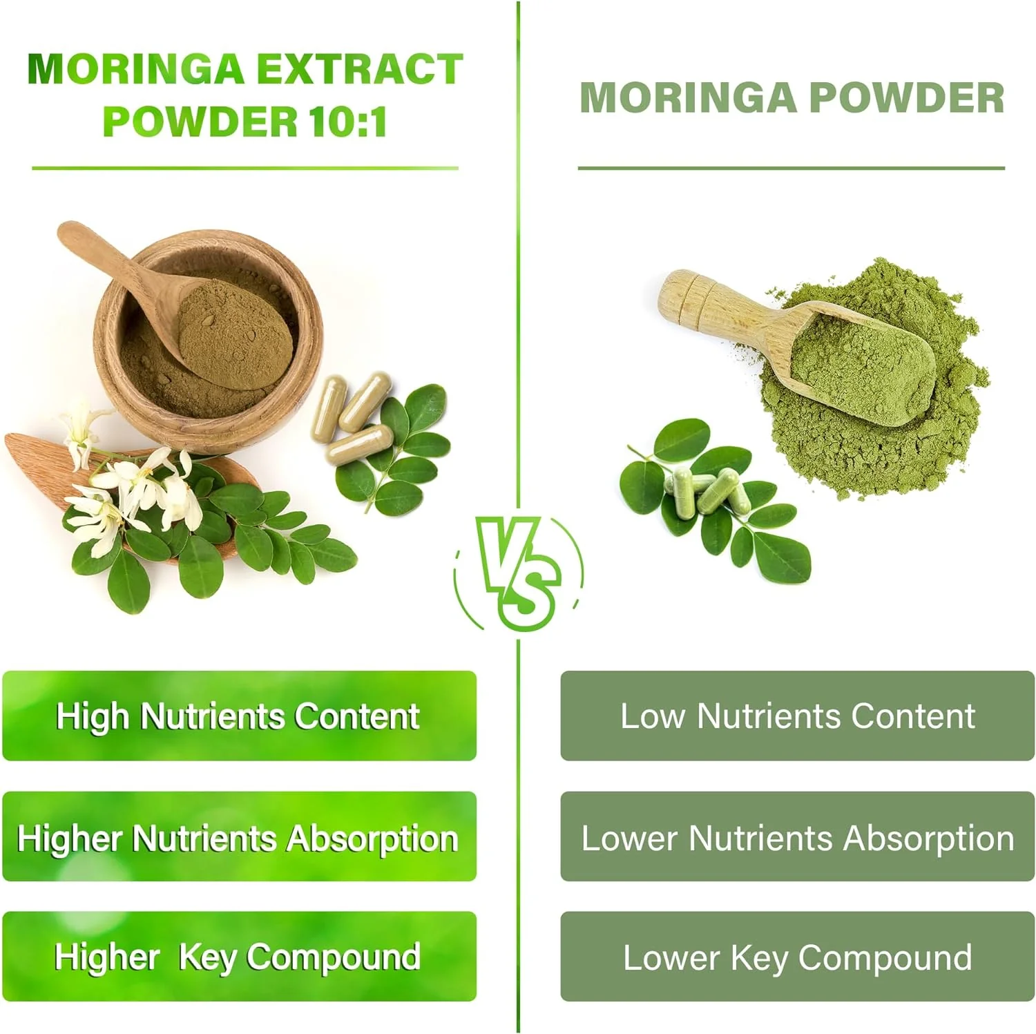 Moringa Capsules|300 Capsules|Moringa Oleifera|10,000mg - Image 5