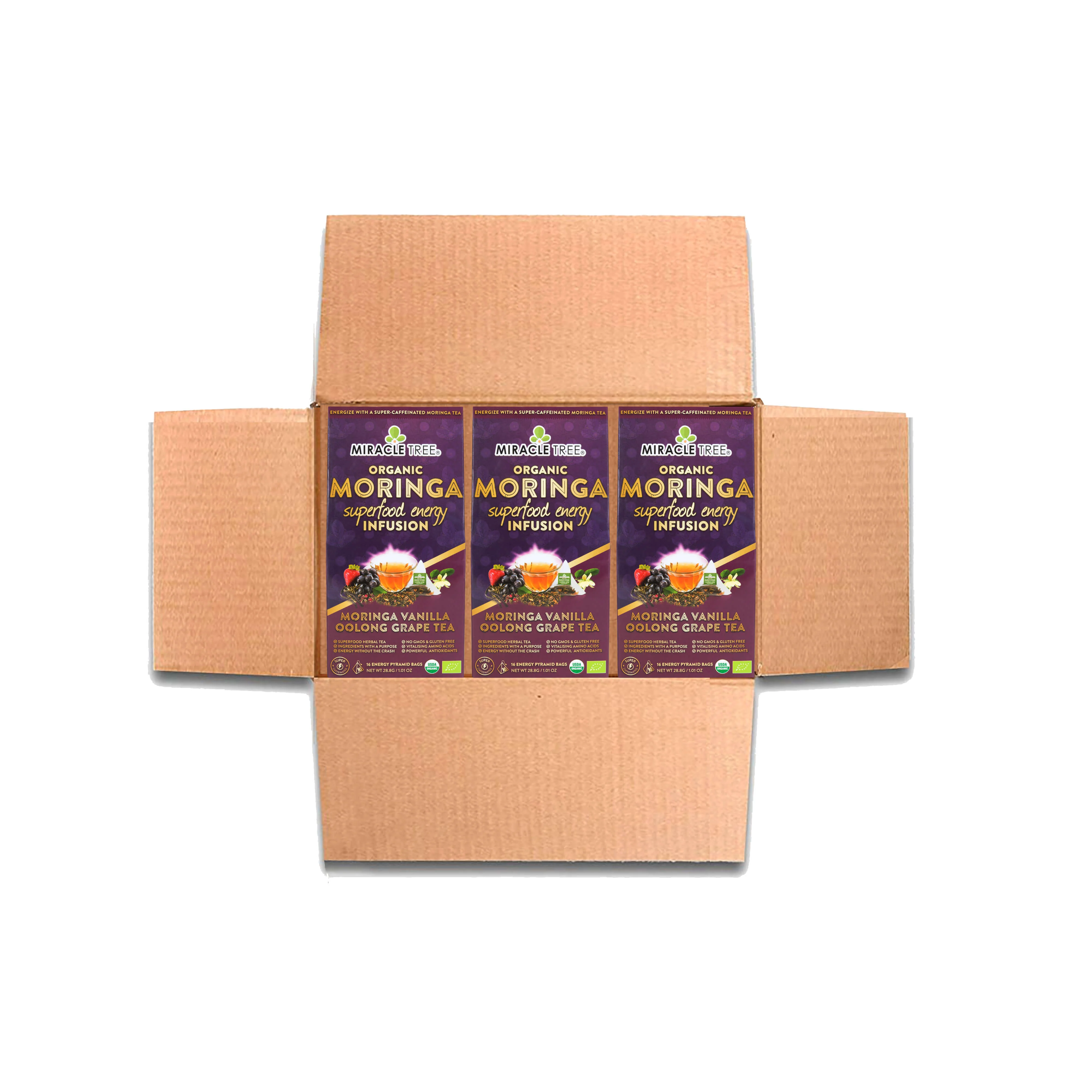 Moringa Energy Tea, Grape Vanilla - Image 5