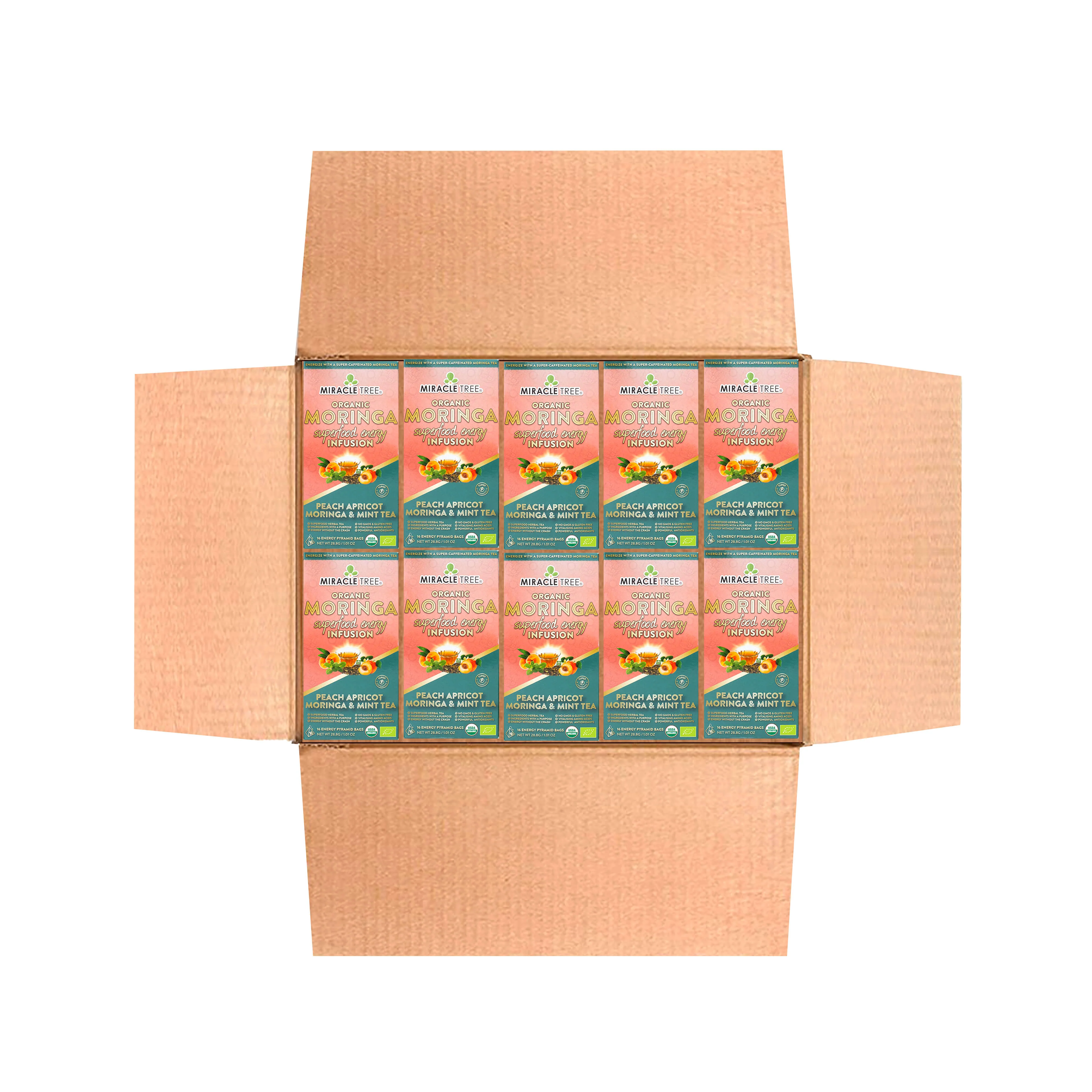 Moringa Energy Tea, Peach Mint Apricot - Image 7