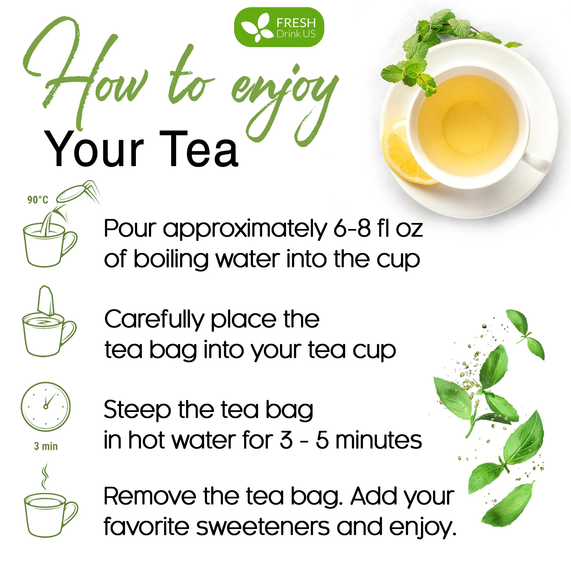Moringa Leaf Tea Bags, 100% Natural & Pure from Moringa Leaves. Loose Leaf Moringa Herbal Tea. Moringa Leaf Tea. No Sugar, No Caffeine, No Gluten, Vegan - Image 11