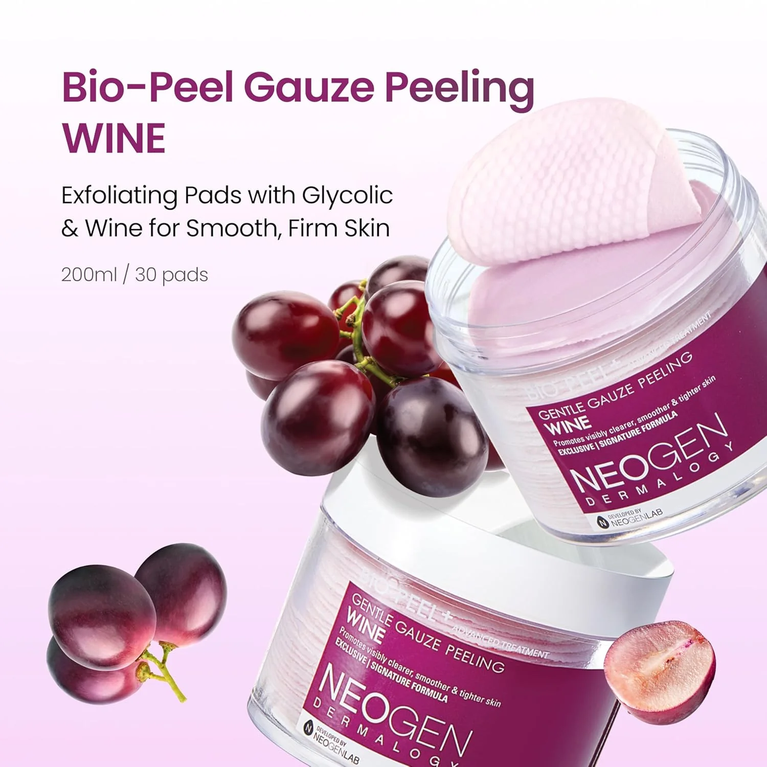 NEOGEN Dermalogy Bio-Peel Gauze Peeling Wine - Image 2