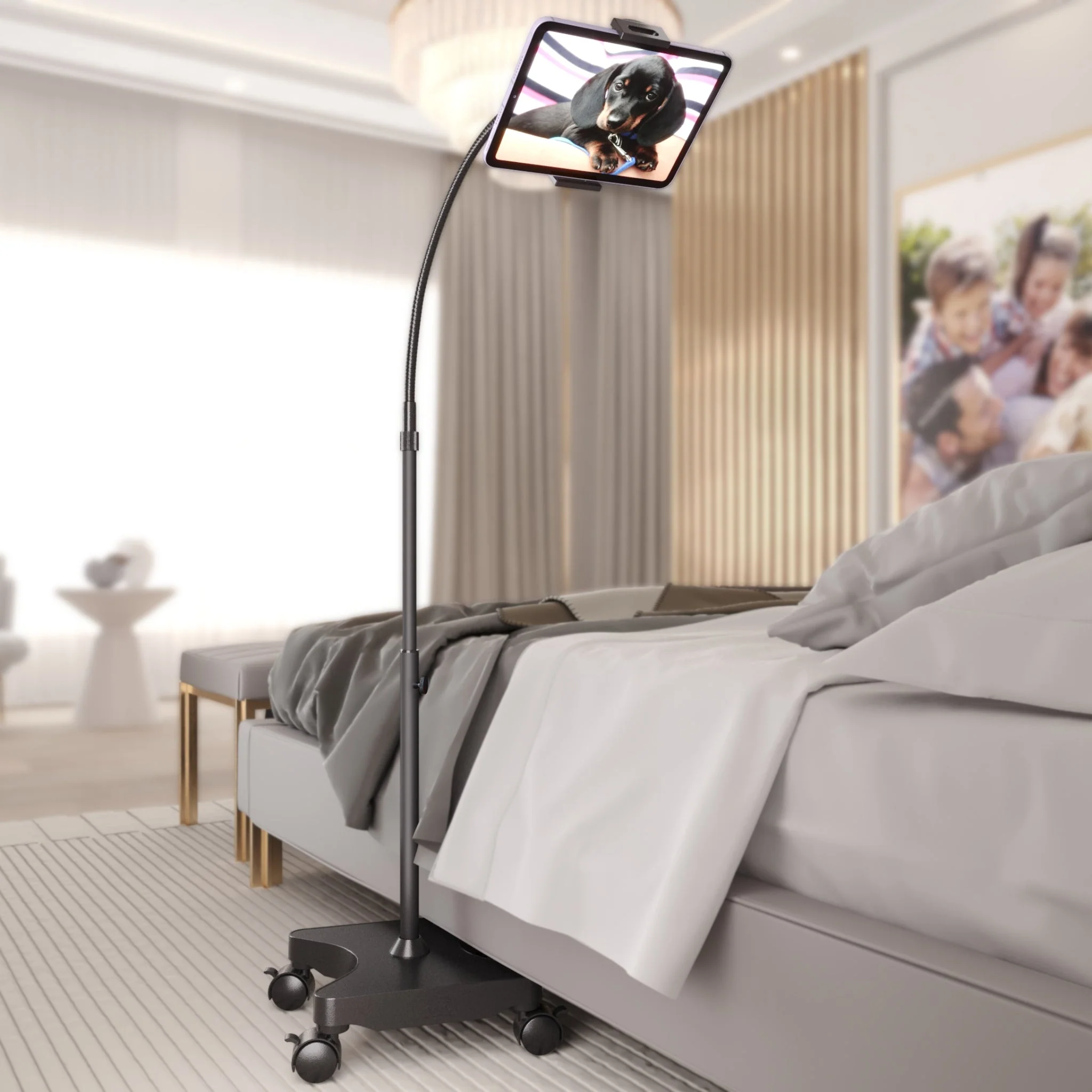 NEW - LEVO Gooseneck Tablet Floor Stand WITH Casters - Image 4