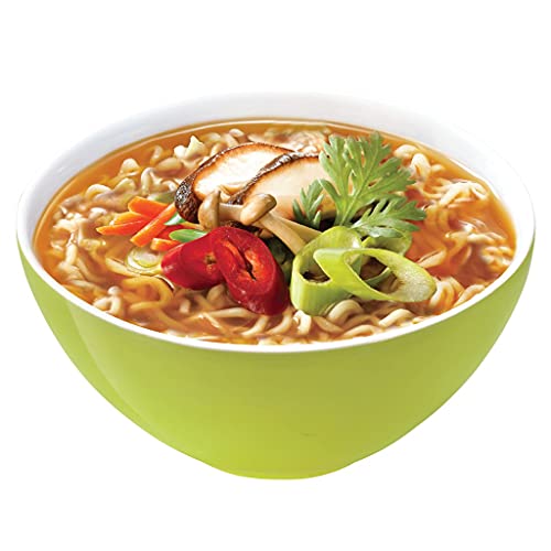 Nongshim Gourmet Spicy Vegan Shin Instant Noodle Soup Mix Cup, 6 Pack, Microwaveable Vegan Meatless Ramen - Image 4
