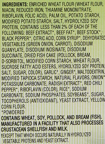 Nongshim Hot & Spicy Instant Ramen Noodle Bowl Soup Mix, 6 Pack, Includes Fish Cakes, Crisp Carrot & Green Onion Topping - Image 2