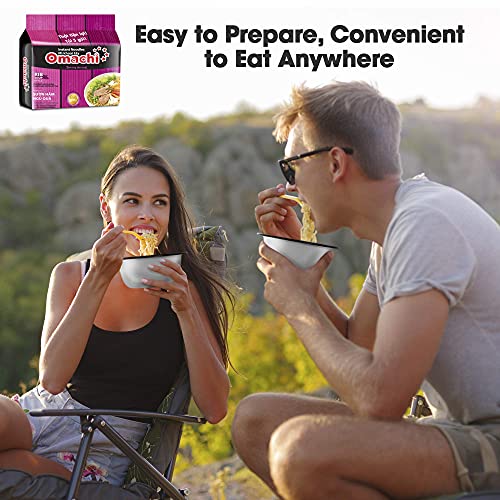 OMACHI Golden Potato Noodles - Braised Pork Rib Flavor - Made with Natural Ingredients (Braised Pork Rib, Pack of 5) - Image 4