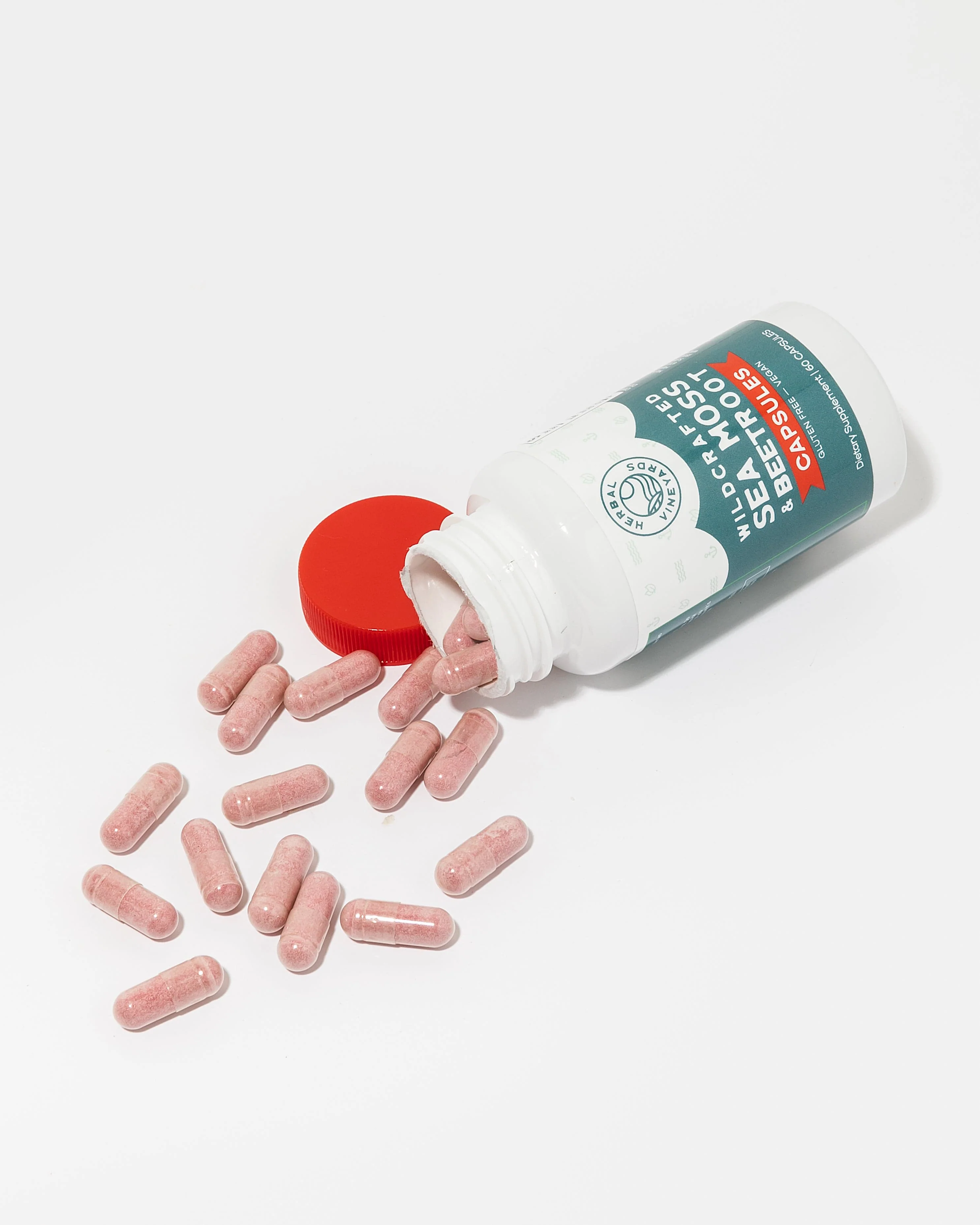 Organic Sea Moss & Beet Root Capsules - 60 Count - Image 3