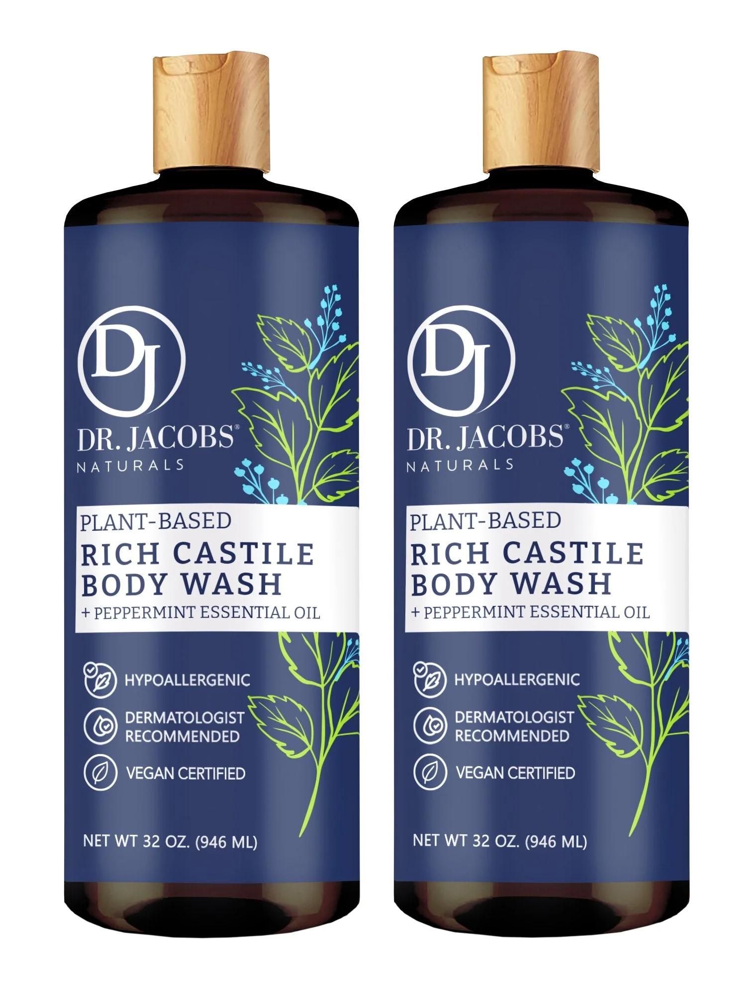 Peppermint Castile Body Wash (All American) - Image 7