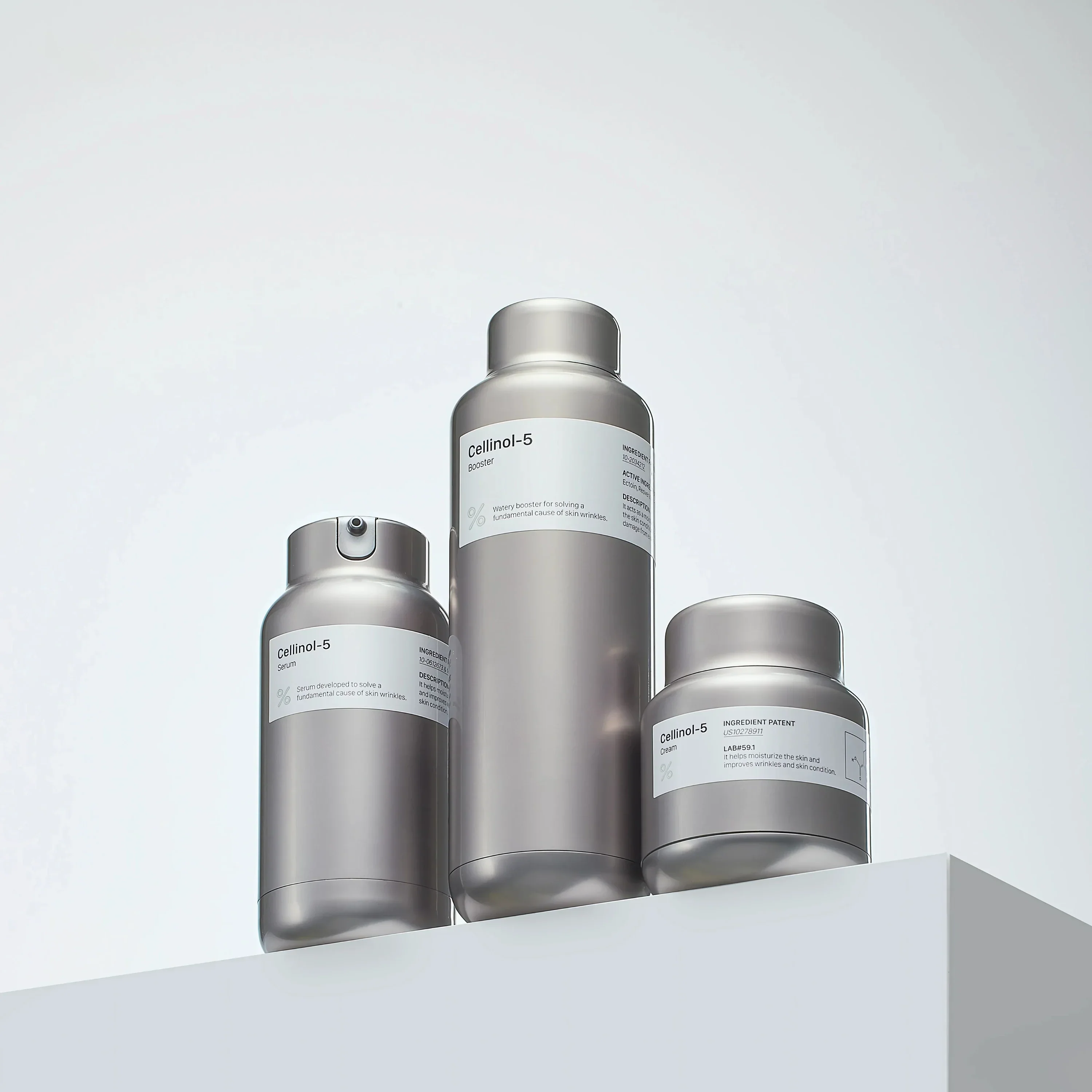 PERCENT SCIENCE Cellinol-5 Anti-Aging Trio Set - Patented Anti-Wrinkle & Lifting Complex with Brightening Effects - Image 3