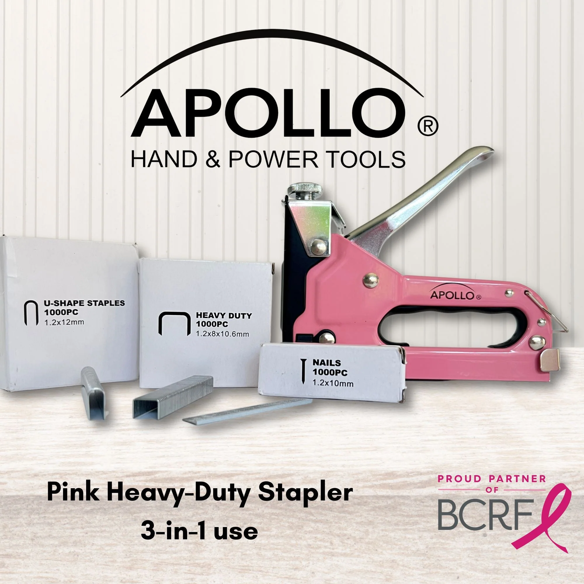 Pink Stapler with Power Adjustment Knob and 3000 Staples assortment-- DT5020P - Image 7