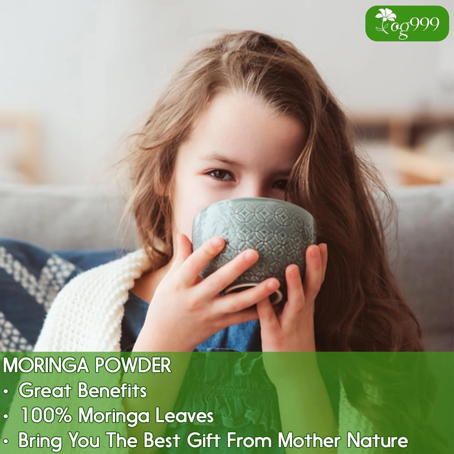 Premium 16oz Moringa Leaf Powder, 100% Natural and Pure from Moringa Leaves, No Additives, No Gluten, No Sugar, Vegan - Image 9