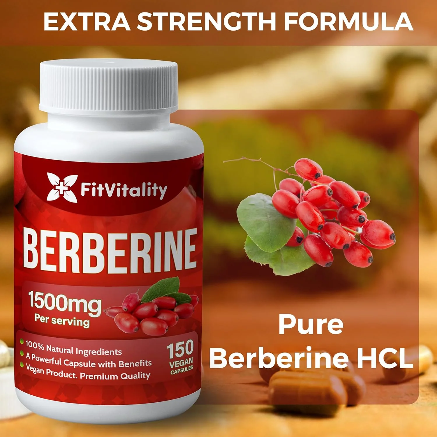 Premium Berberine Supplement, Non-GMO, Gluten-Free - Image 5