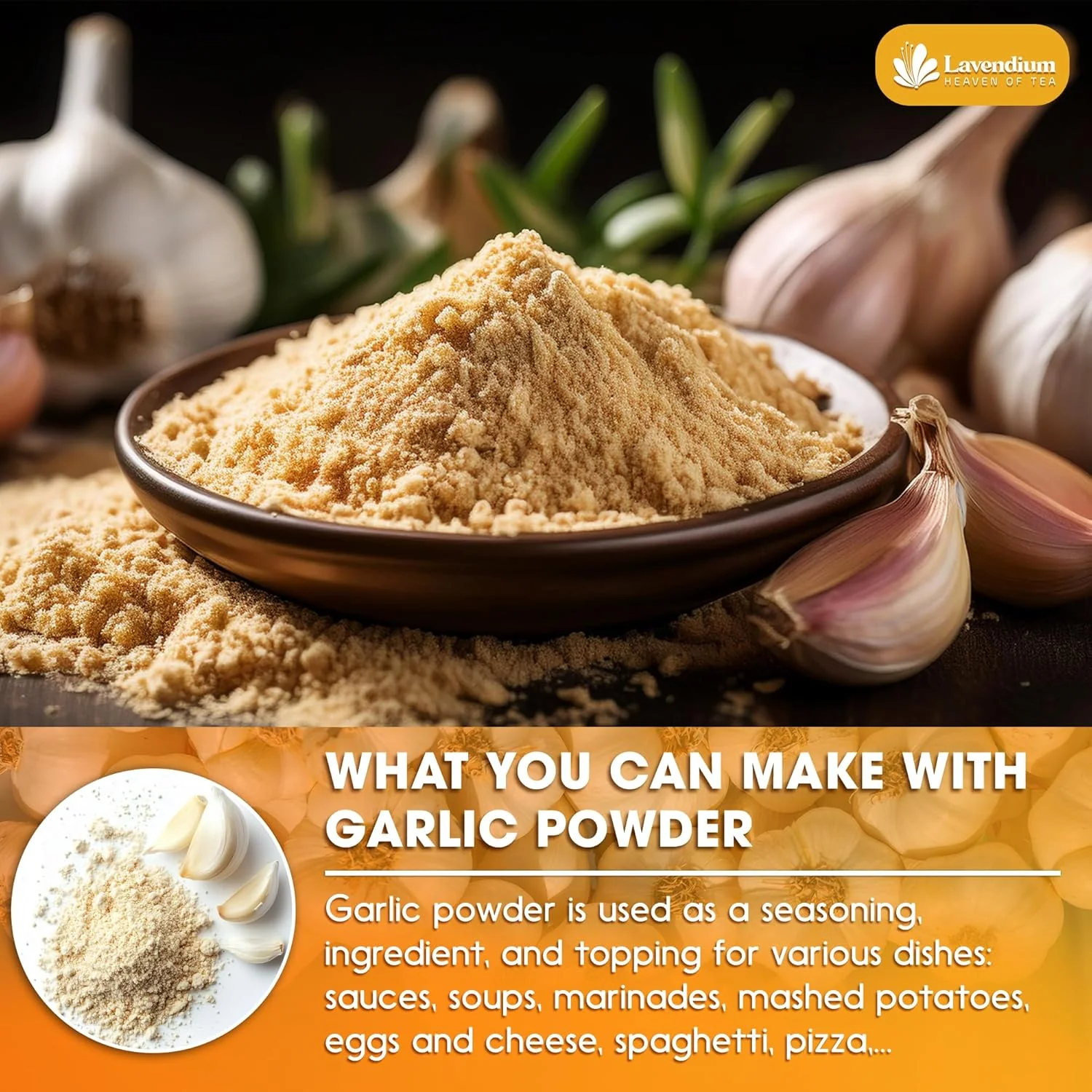 Premium Garlic Powder, 100% Natural and Pure from Garlic, Rich Flavor, Perfect for Cooking & Seasoning - Image 7