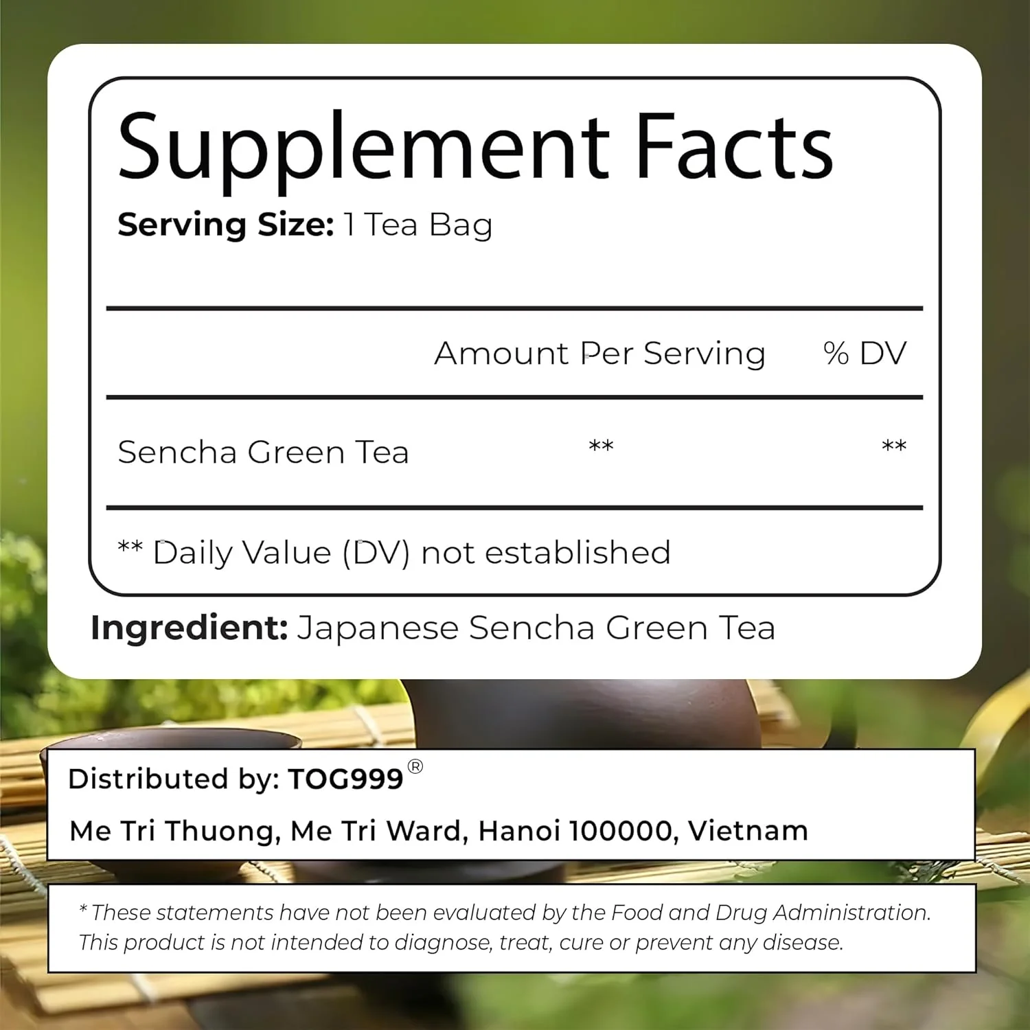 Premium Sencha Green Tea Bags, 100% Natural & Pure from Sencha Green Tea Leaves - Image 9